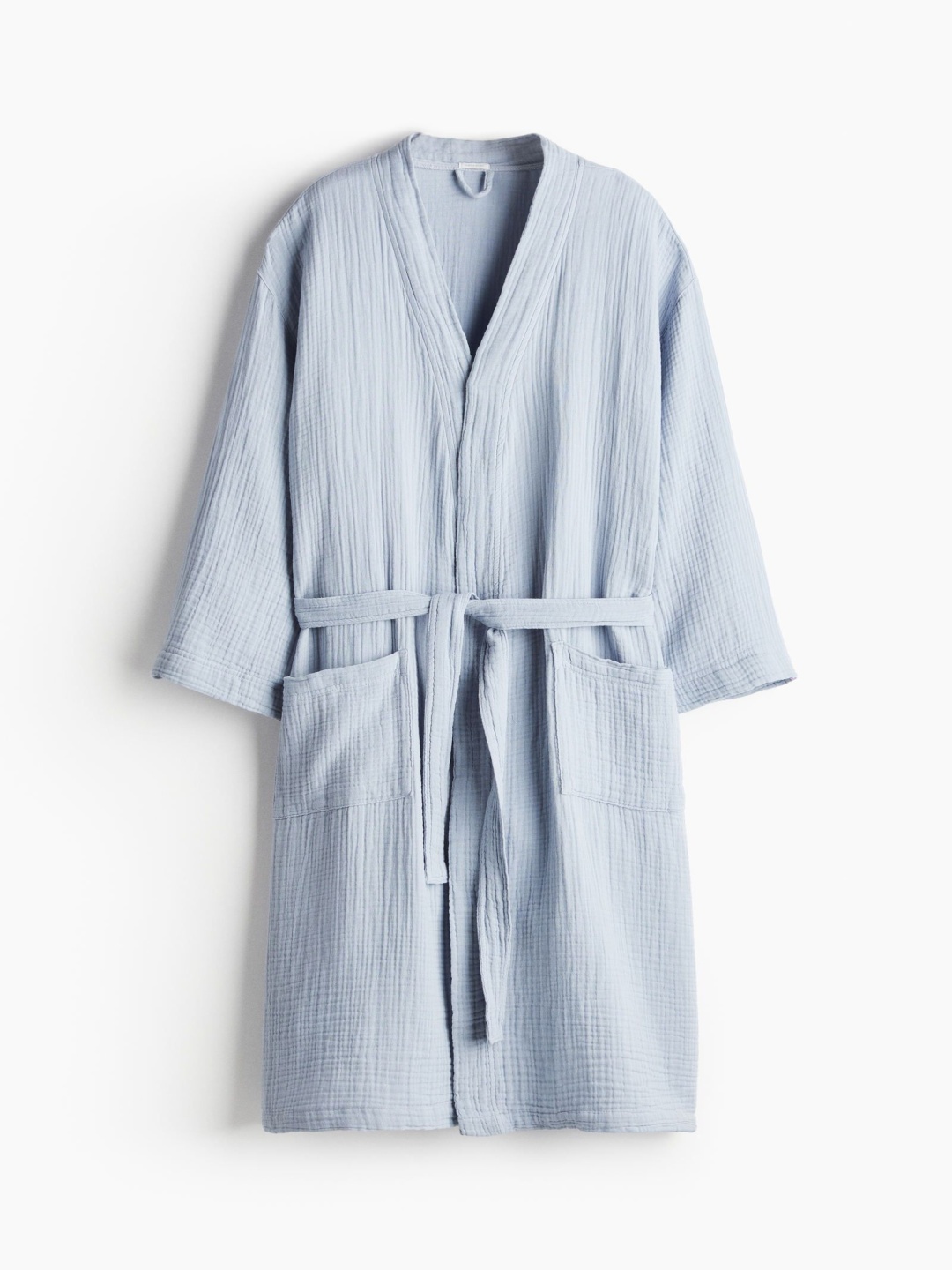 

H&M Muslin Dressing Gown, Blue