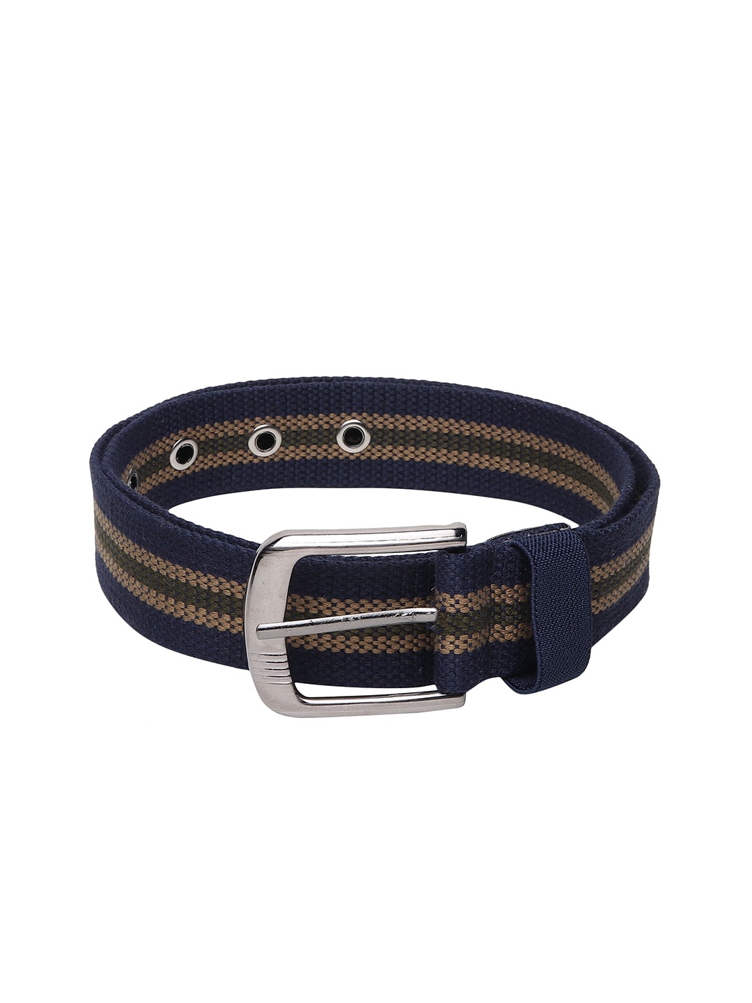 

Metronaut Men Textured Belt, Blue