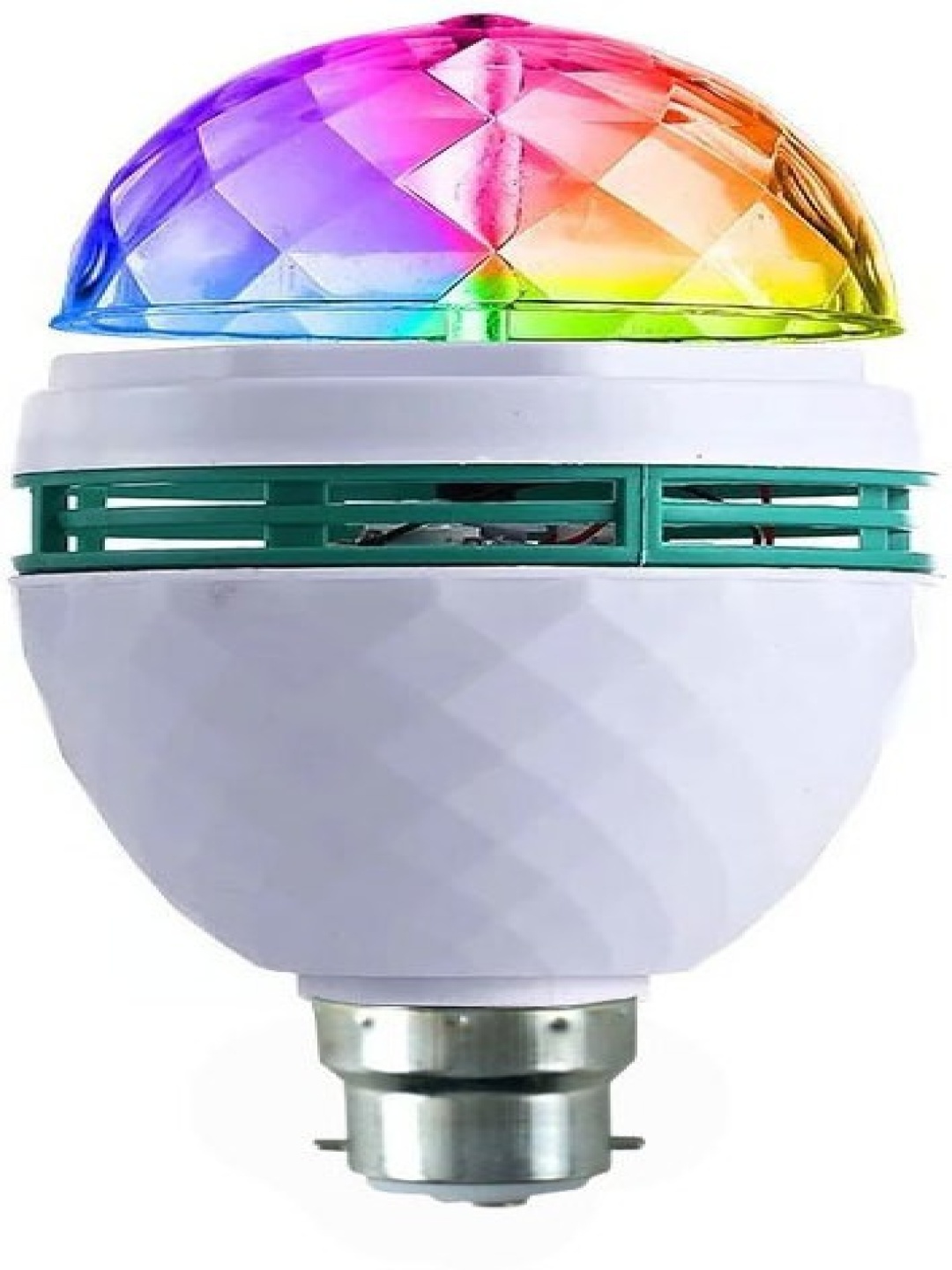 

SPARK WORLD White & Green Disco Bulb String Light
