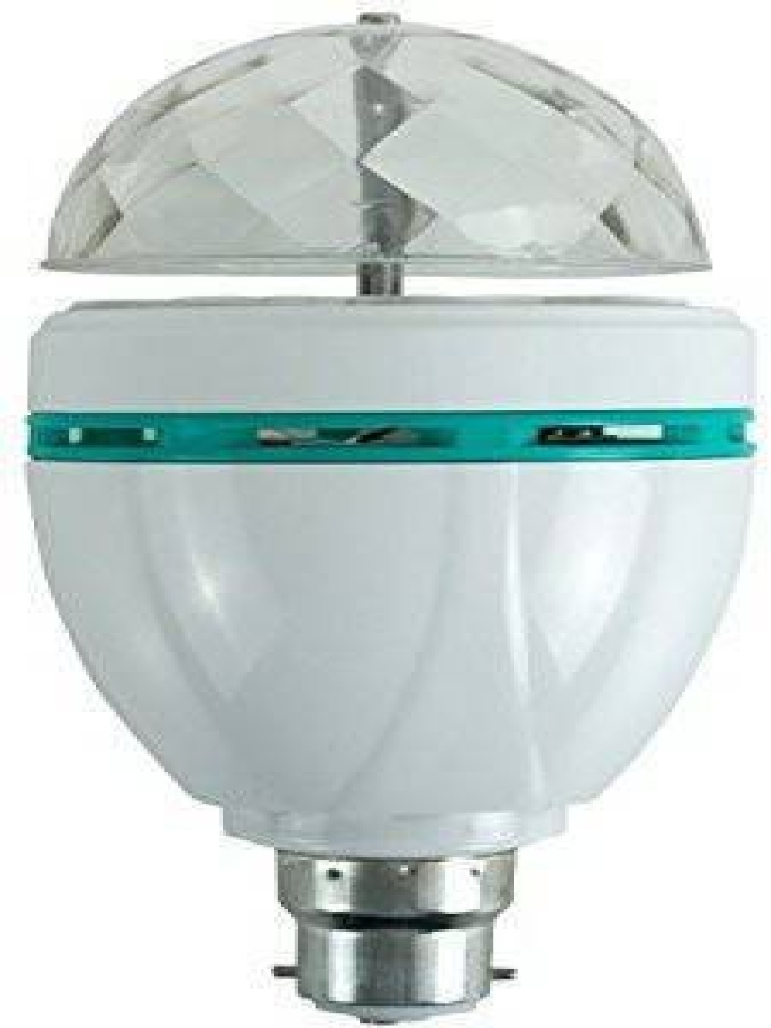 

SPARK WORLD White & Green Cylindrical Disco Bulb Light
