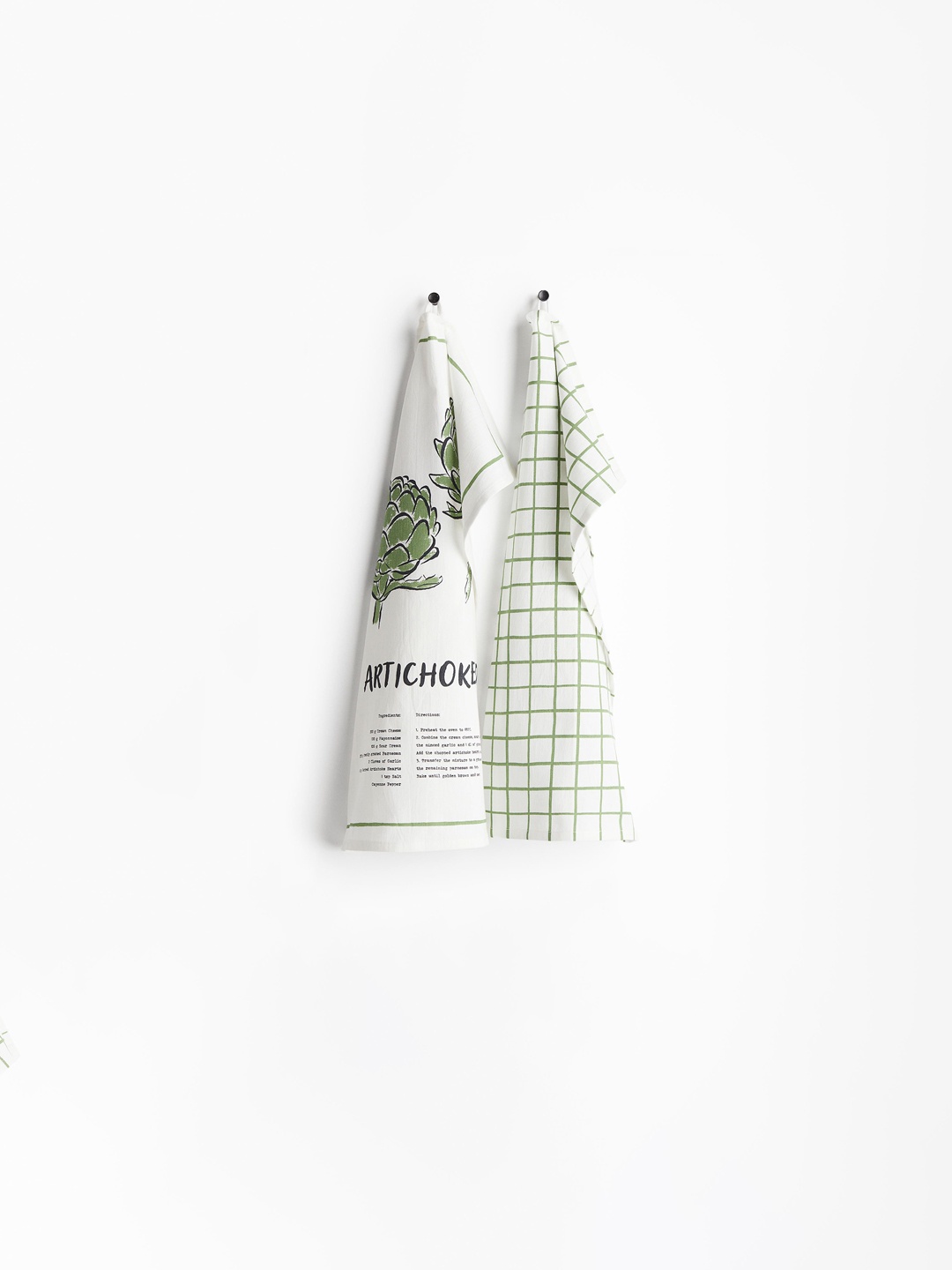 

H&M Green 2-Pack Tea Towels