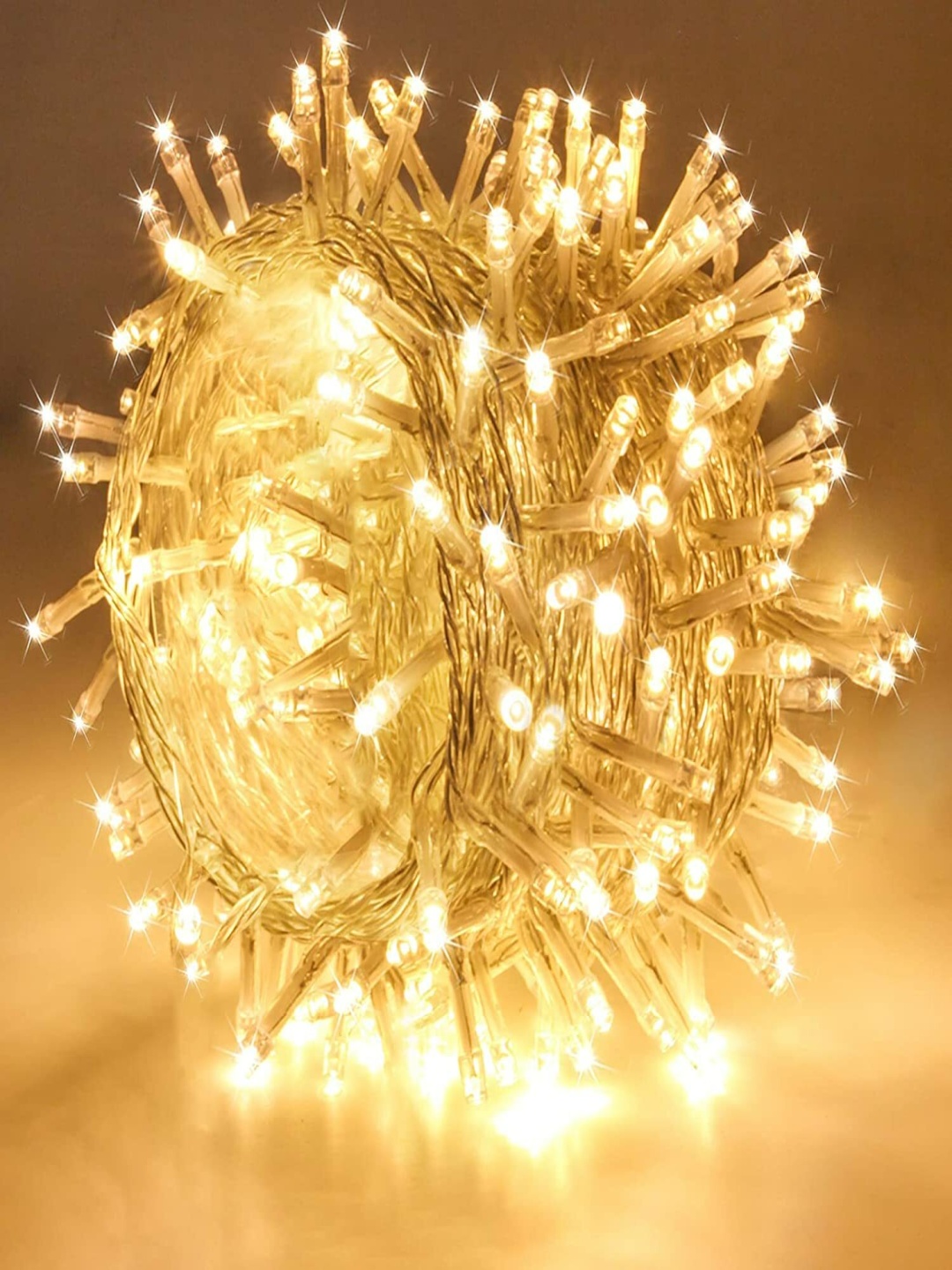 

SPARK WORLD Yellow Rice Shape LED Fairy String Lights
