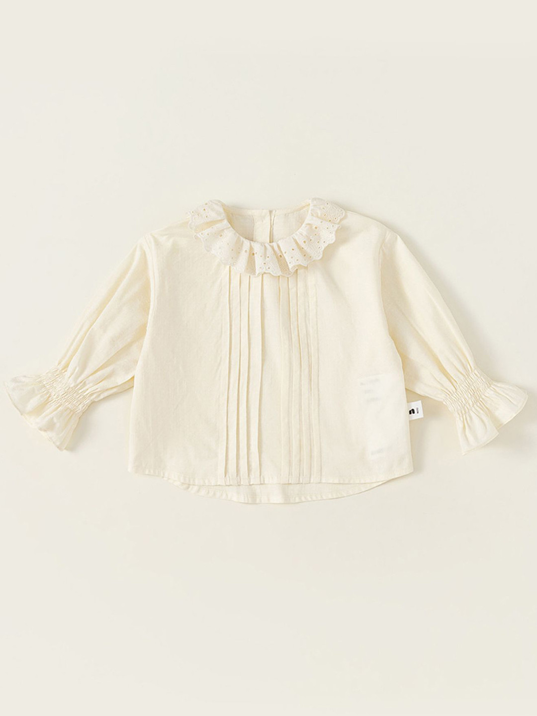 

LULU & SKY Girls Bell Sleeve A-Line Top, Beige