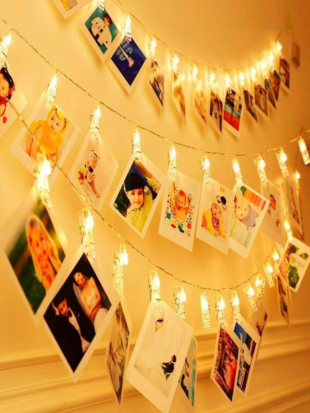 

SPARK WORLD White Photo-Clip String Lights