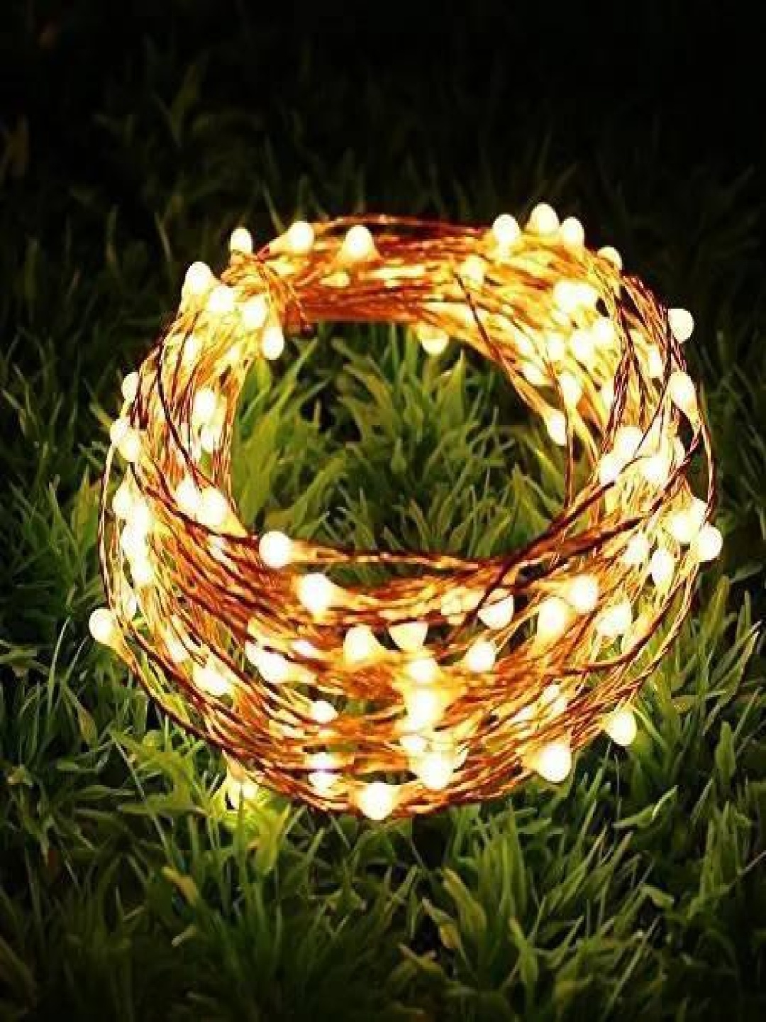 

SPARK WORLD Yellow Rice Shape String Lights