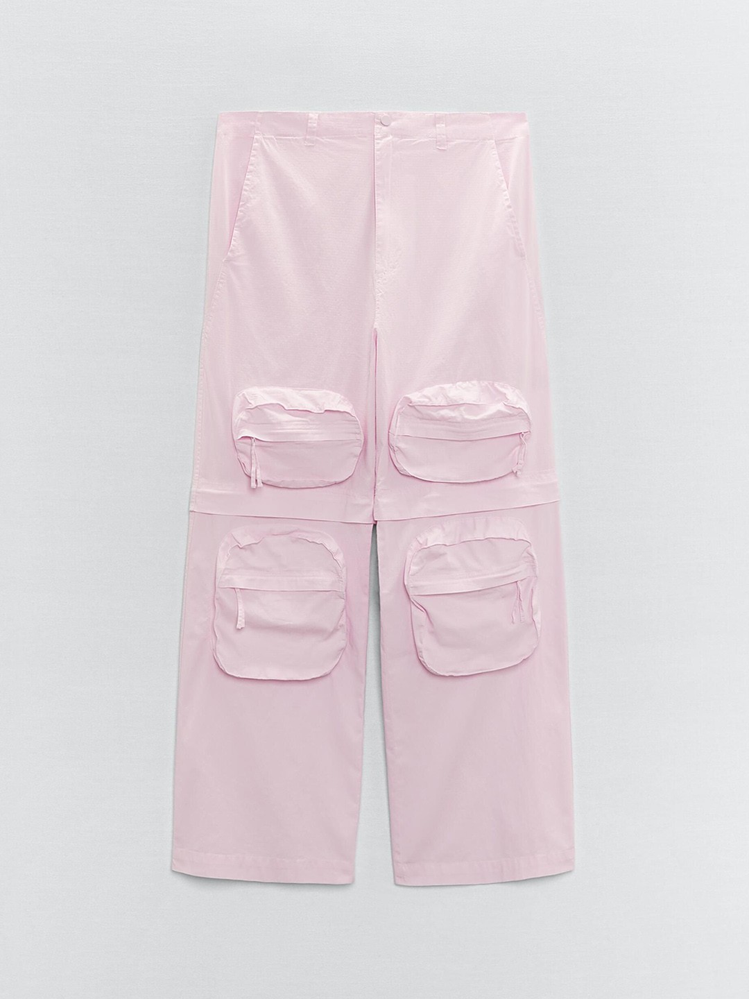 

ZARA Women Trousers, Pink