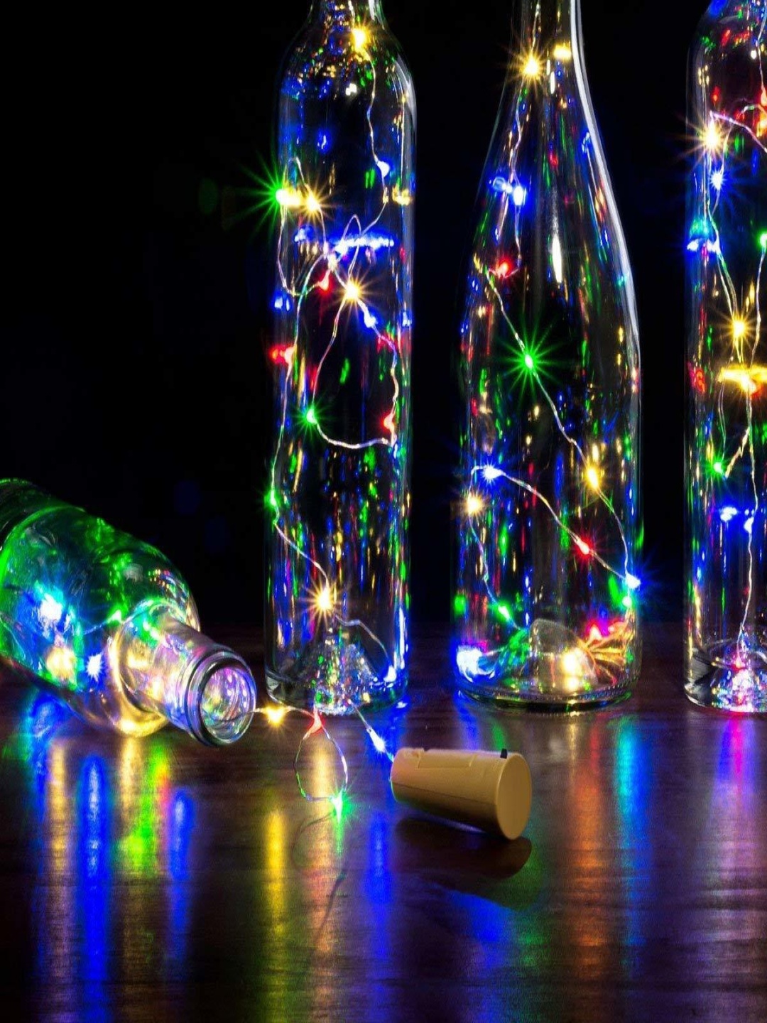 

SPARK WORLD Red & Green Rice Shaped Bulb String Lights