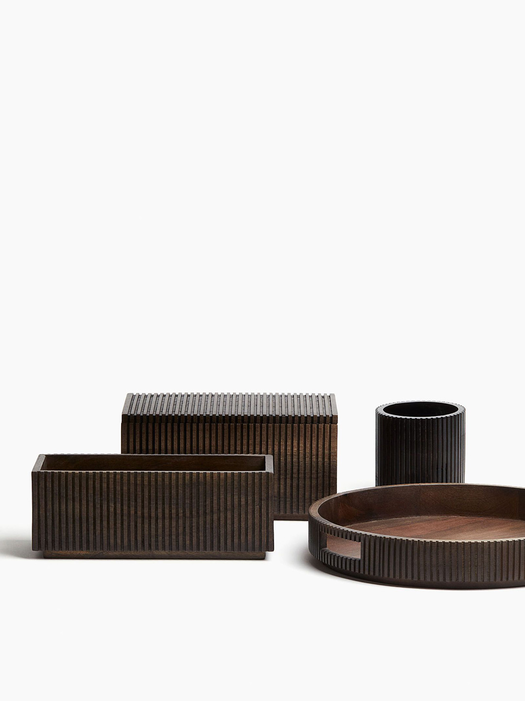 

H&M Brown Wooden Storage Box