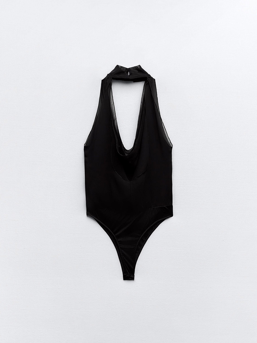 

ZARA Women Black Bodysuit