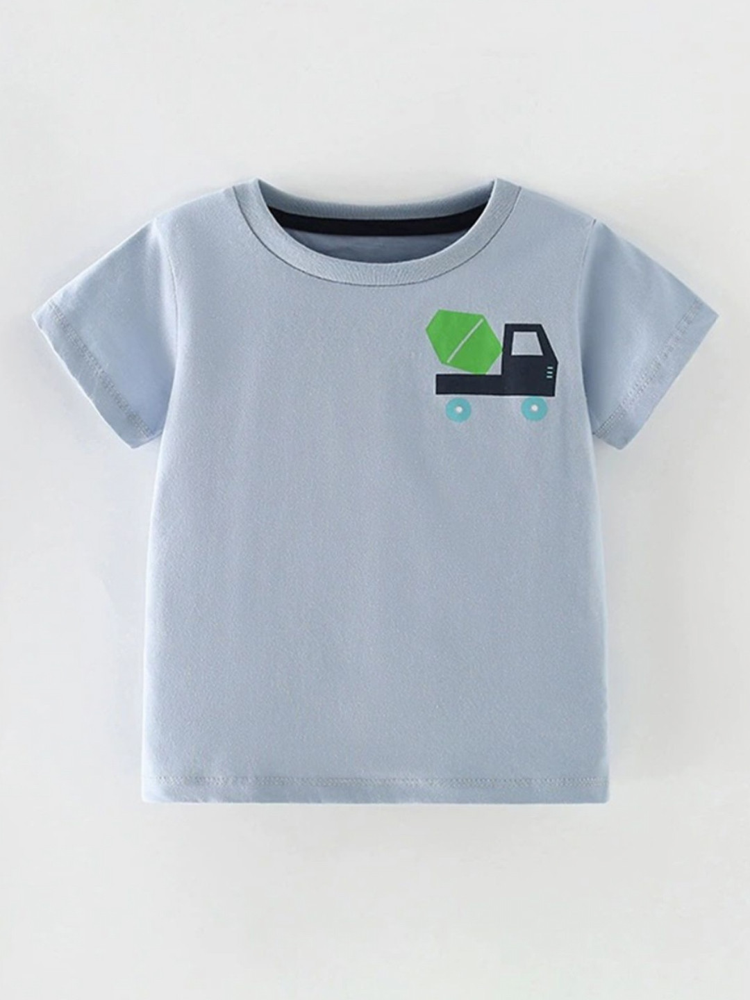 

LULU & SKY Boys Applique T-shirt, Blue