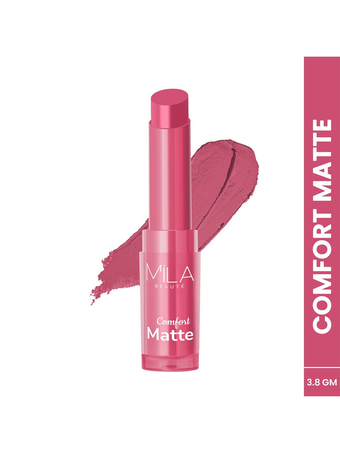 

MILA BEAUTE Comfort Matte Highly Pigmented & Long Lasting Lipstick -3.8 g- Mauve Nude 04