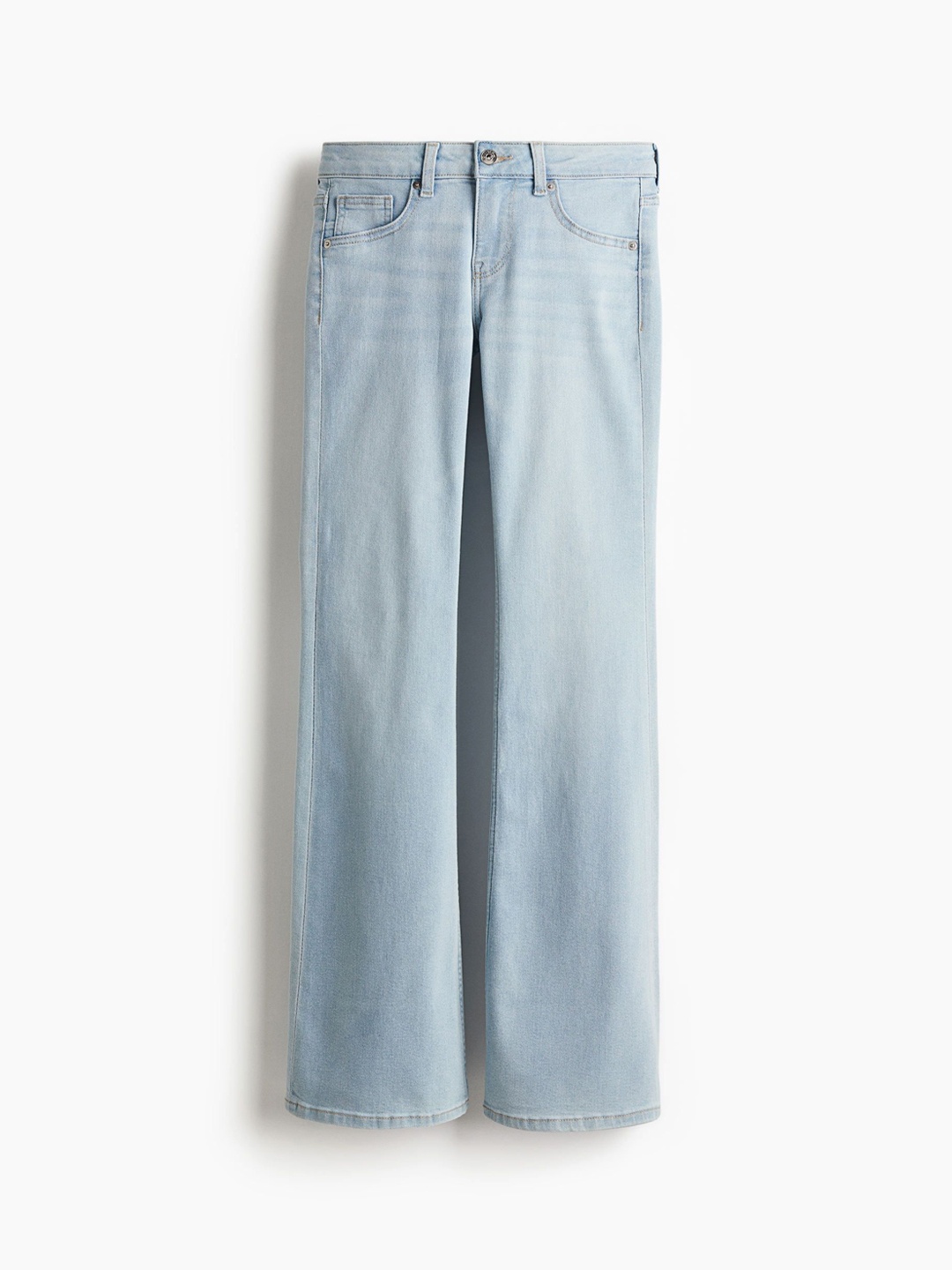 

H&M Flared Low Jeans, Blue