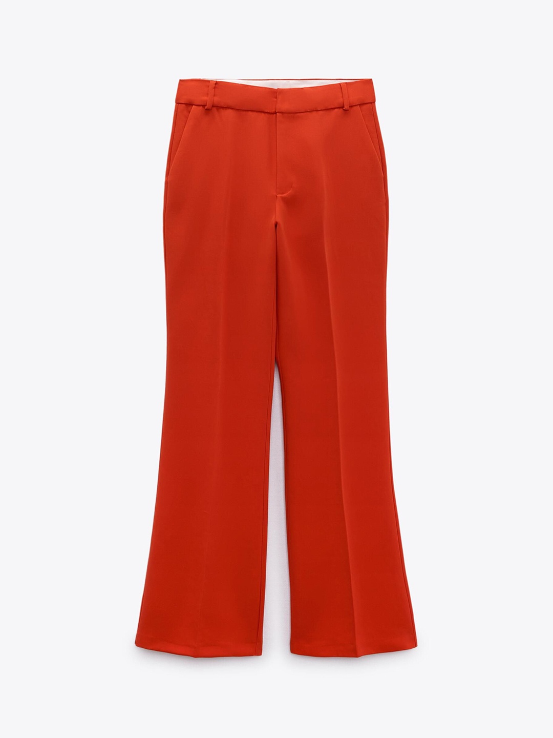 

ZARA Women Trousers, Orange
