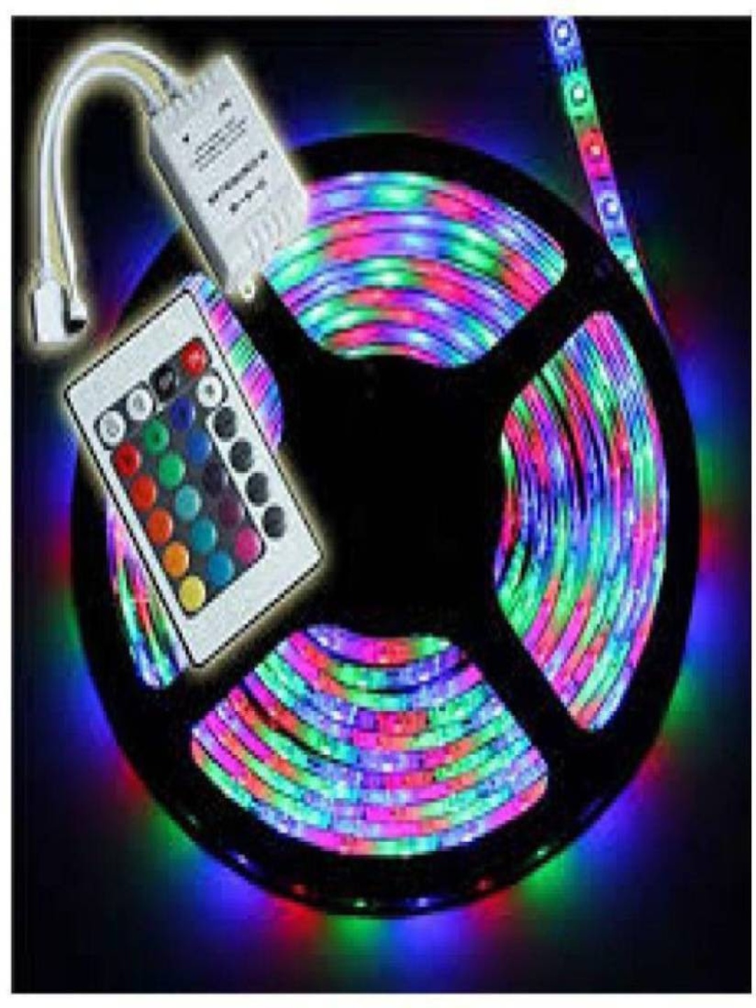 

SPARK WORLD Unisex Blue & Pink Rice Shaped LED Strip Lights