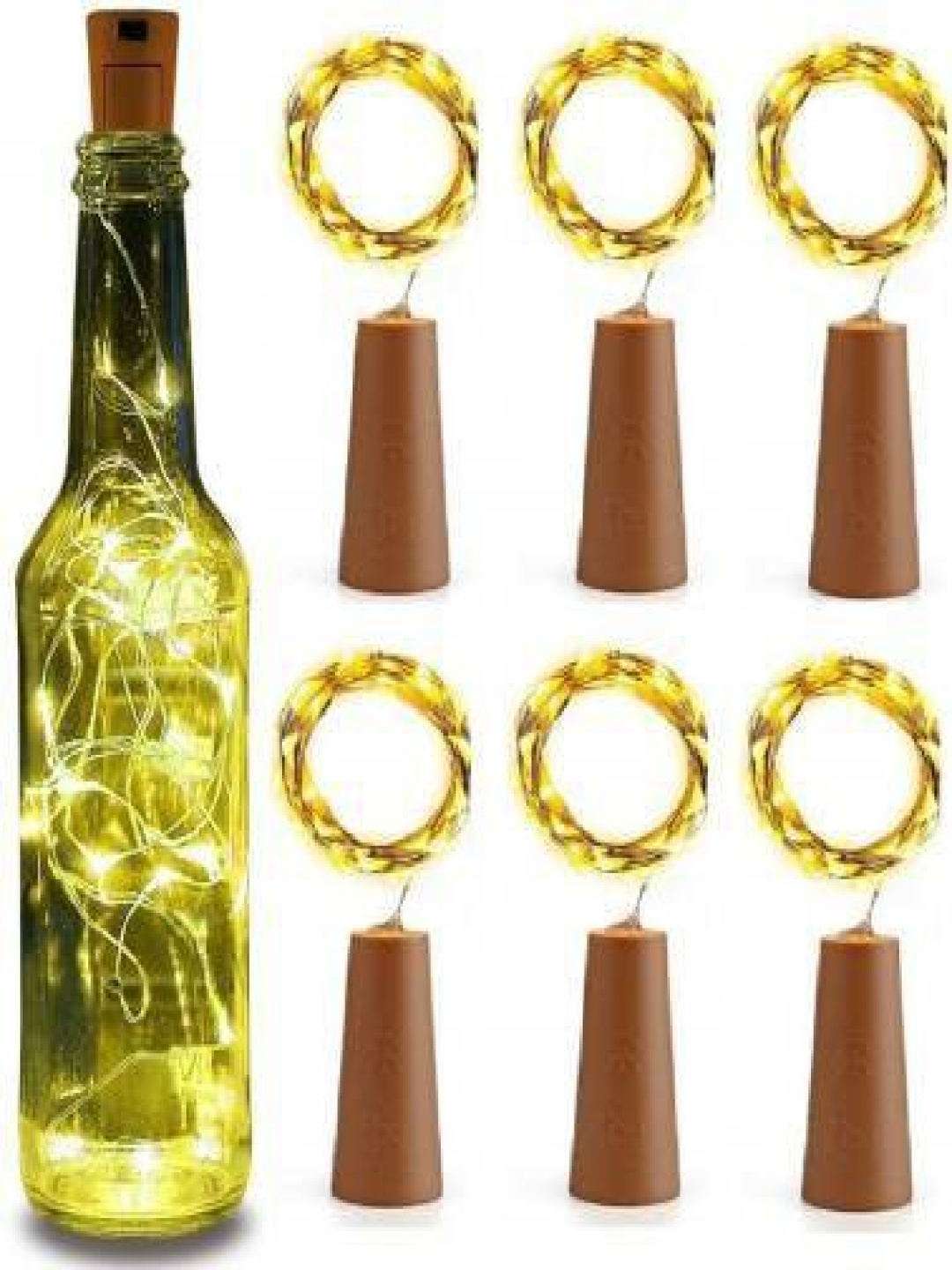 

SPARK WORLD Yellow 6 Pieces LED String Lights