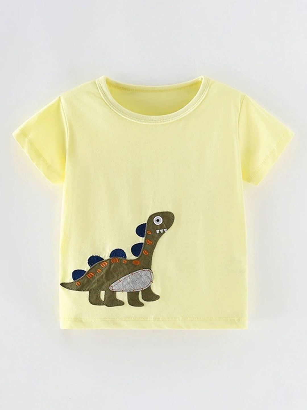 

LULU & SKY Boys Printed Extended Sleeves T-shirt, Yellow