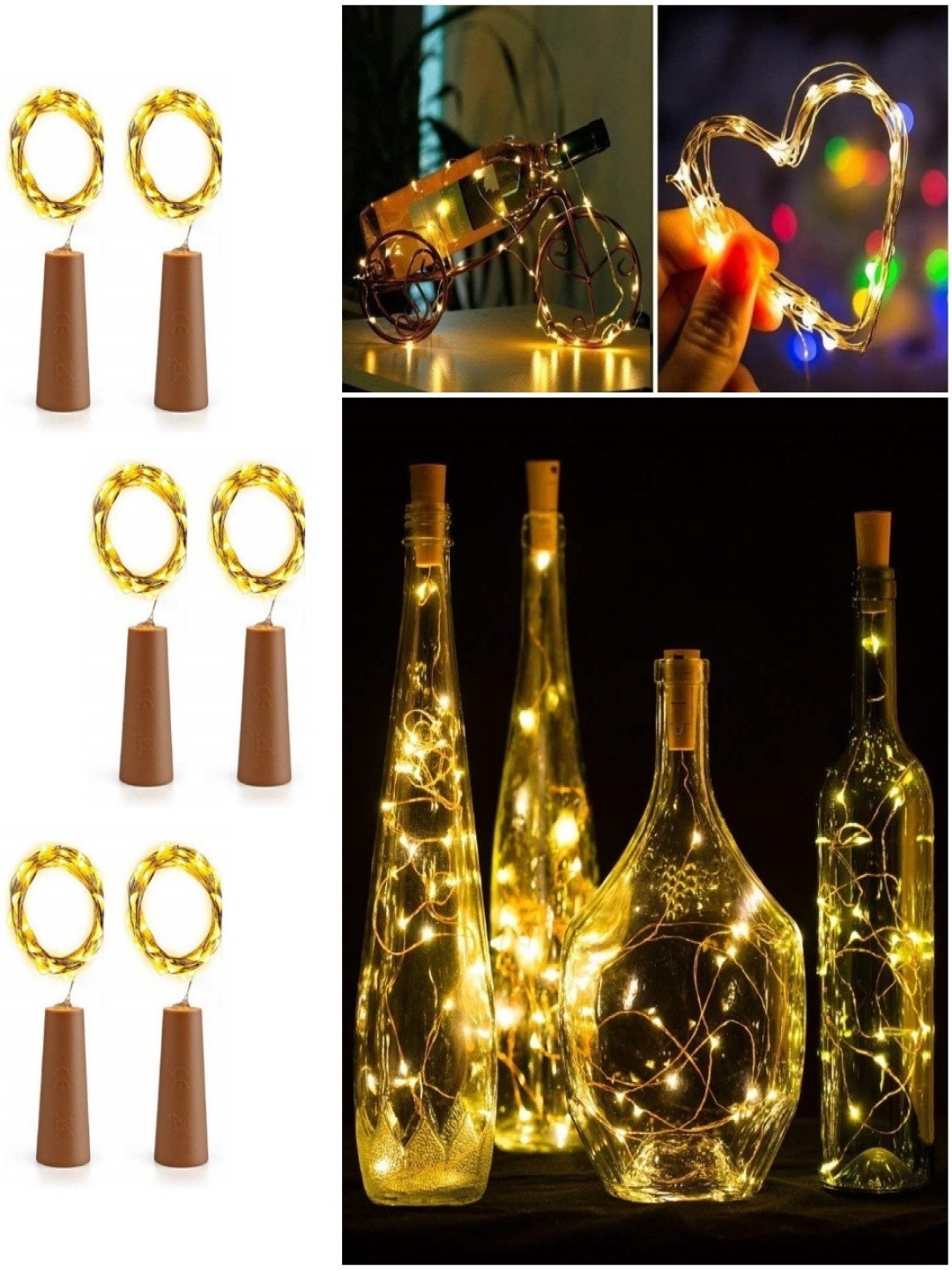 

ENORMITY Yellow 20 Pcs LED String Lights