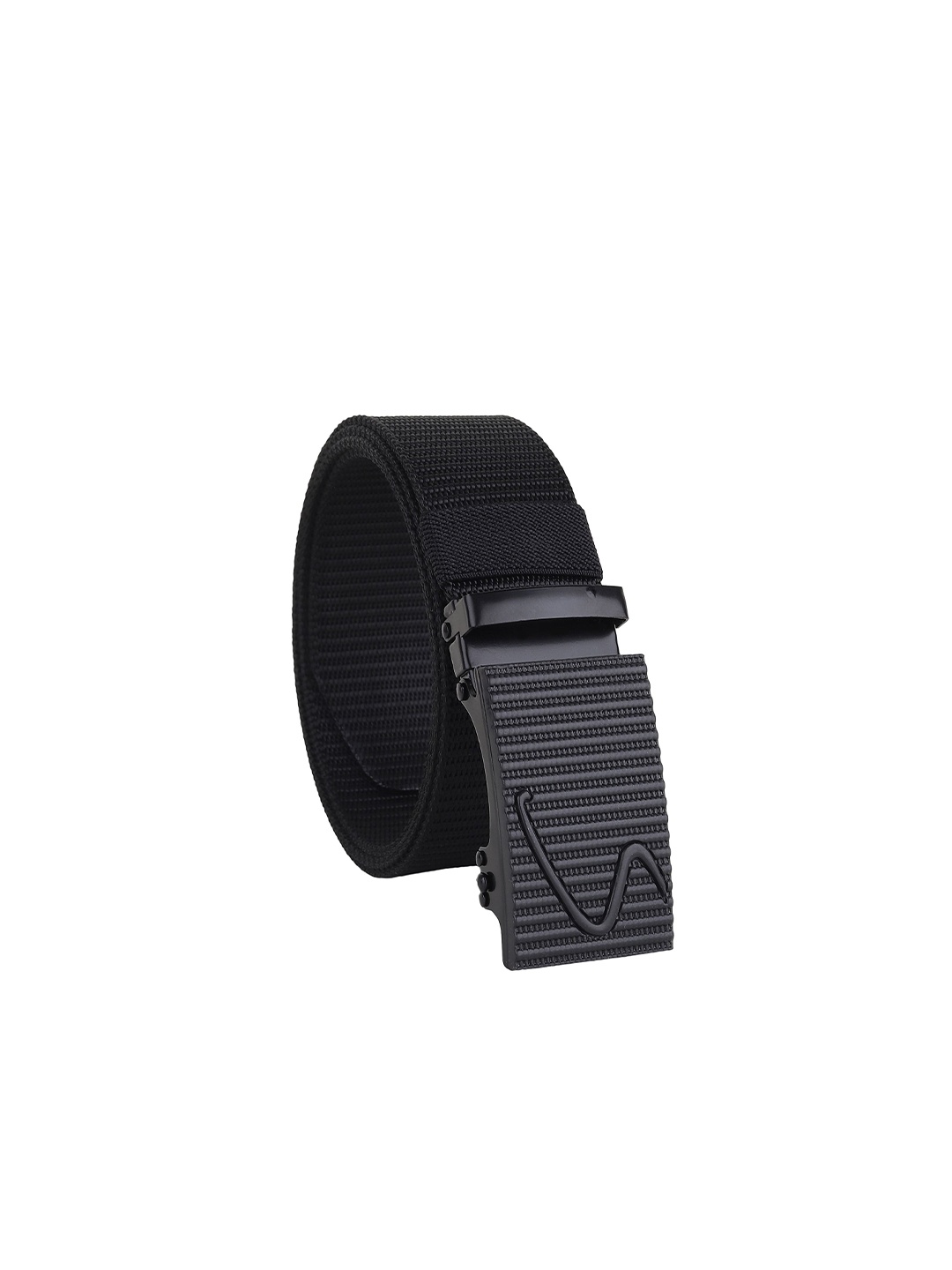 

Metronaut Men Woven Design Belt, Black