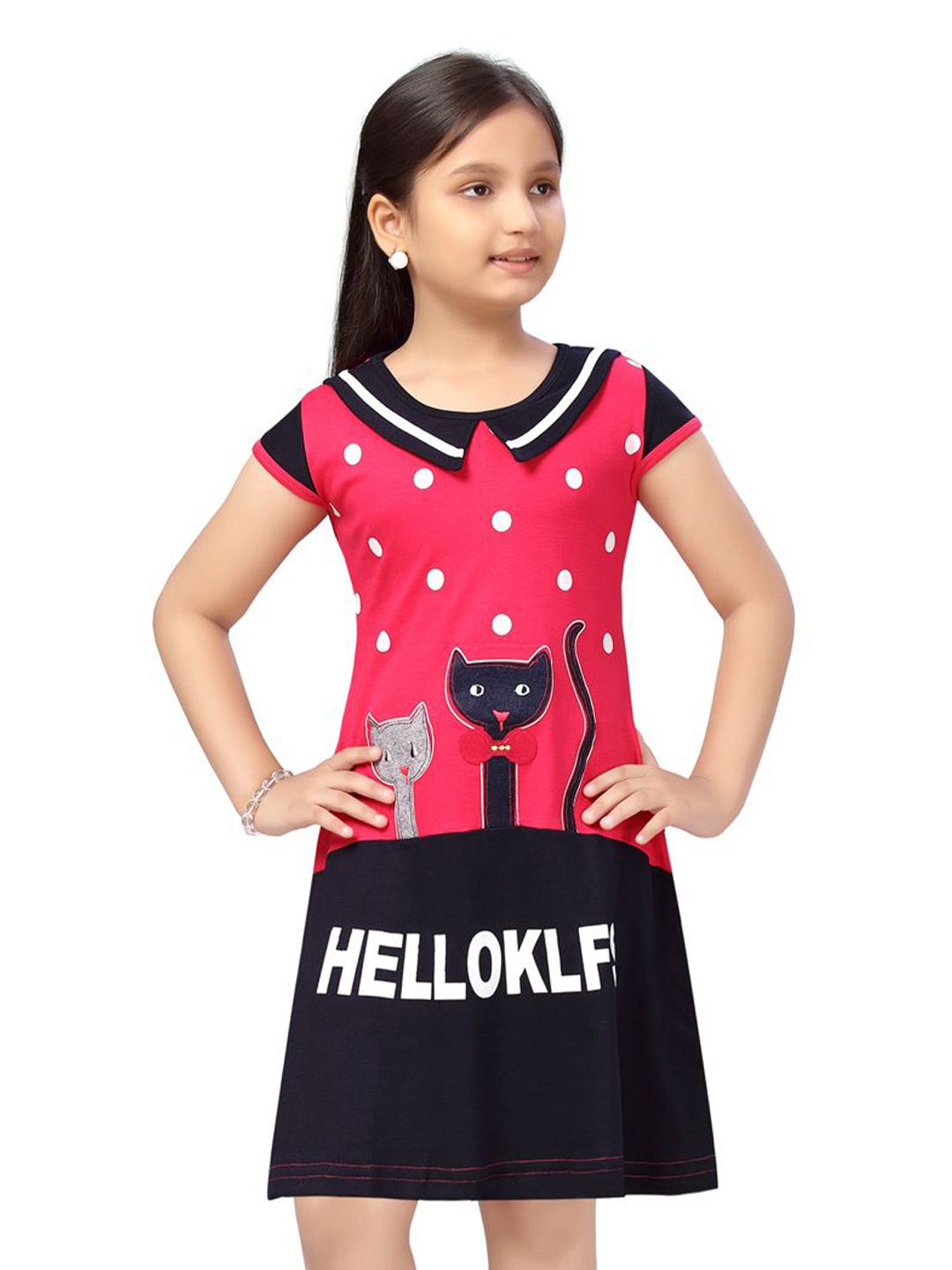 

YK Fit & Flare Dress, Pink