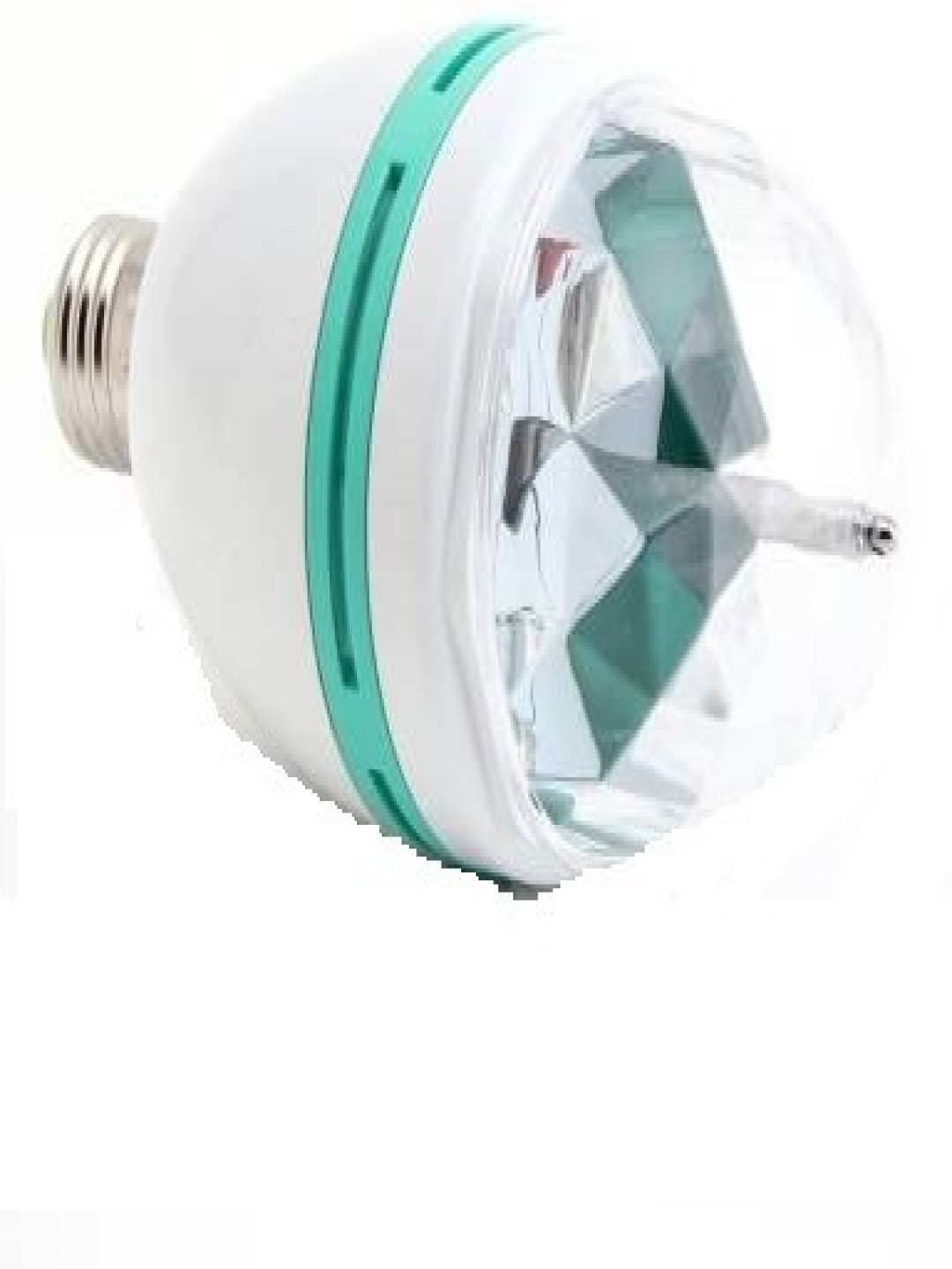 

SPARK WORLD White & Green Cylindrical Disco Bulb Light