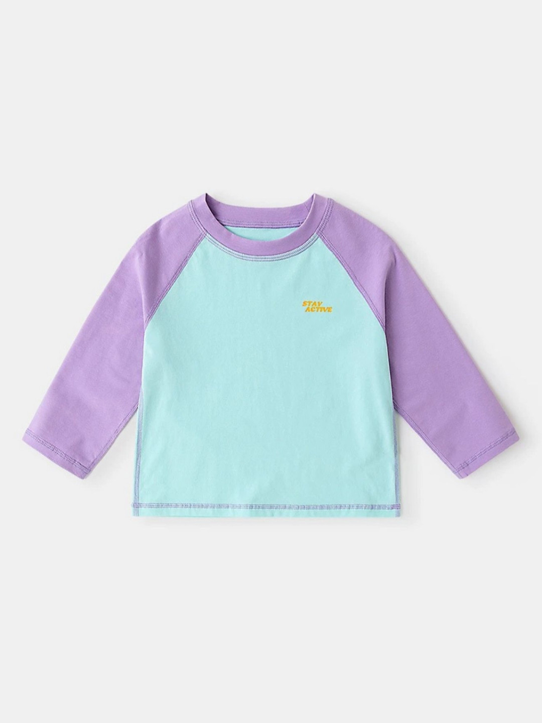 

LULU & SKY Girls Colourblocked T-shirt, Blue