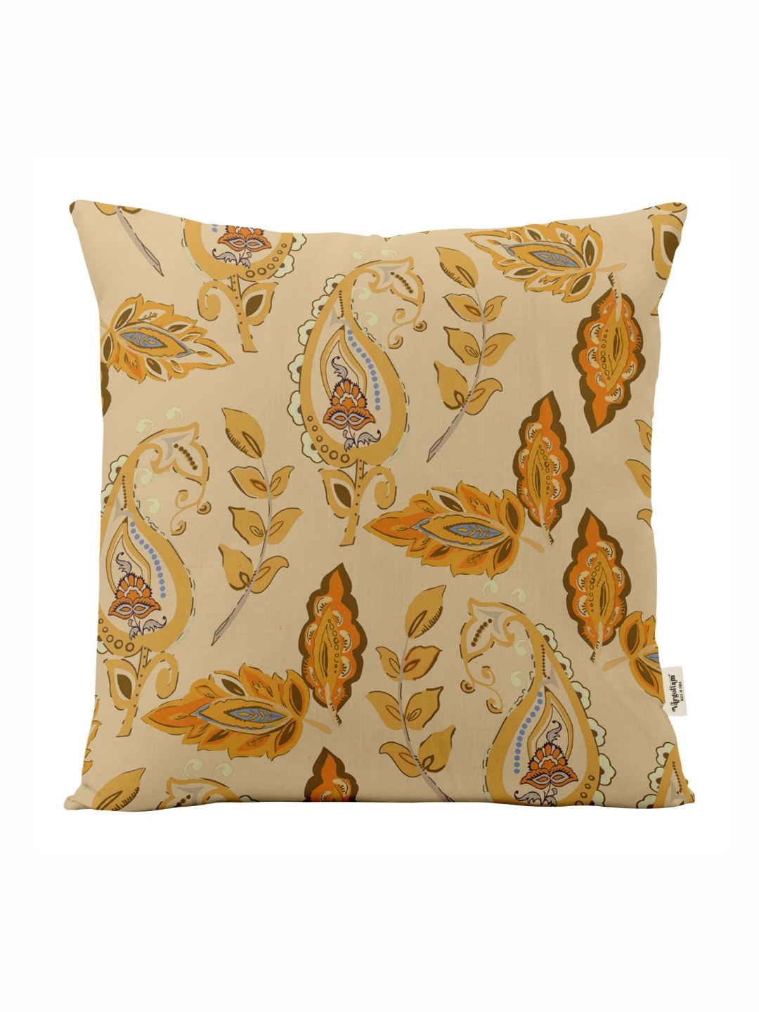 

Vargottam Yellow & Beige Set of 5 Floral Square Cushion Covers