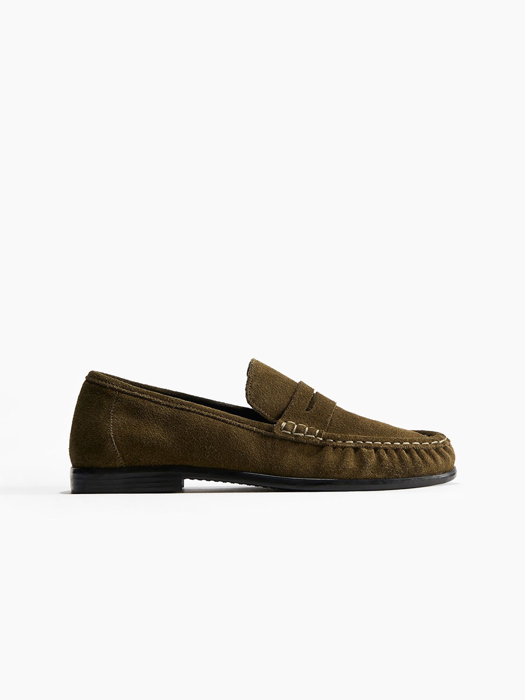

H&M Leather Loafers, Brown