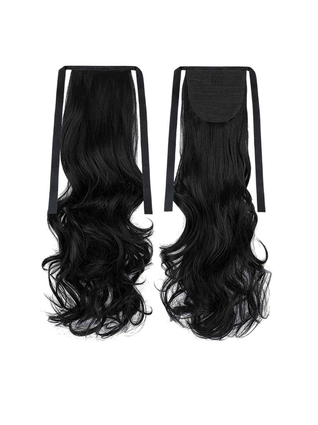 

D-Divine Clip In Wavy Ponytail Hair Extension- Black- 24 Inch