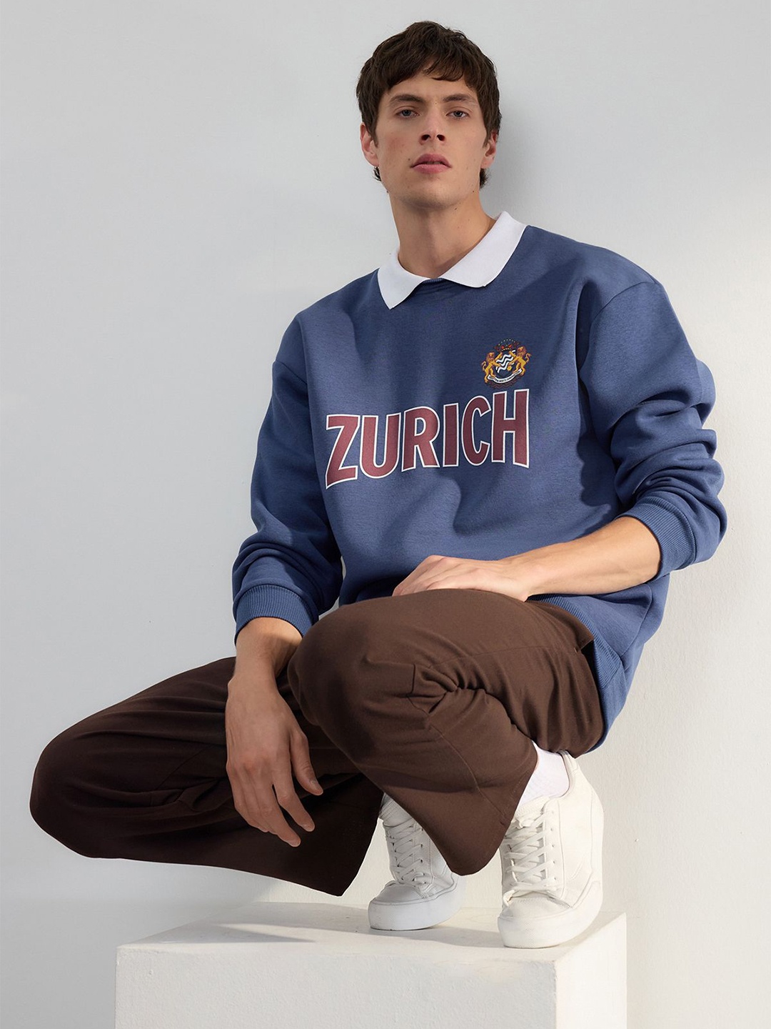 

Trendyol Men Printed Sweatshirt, Na