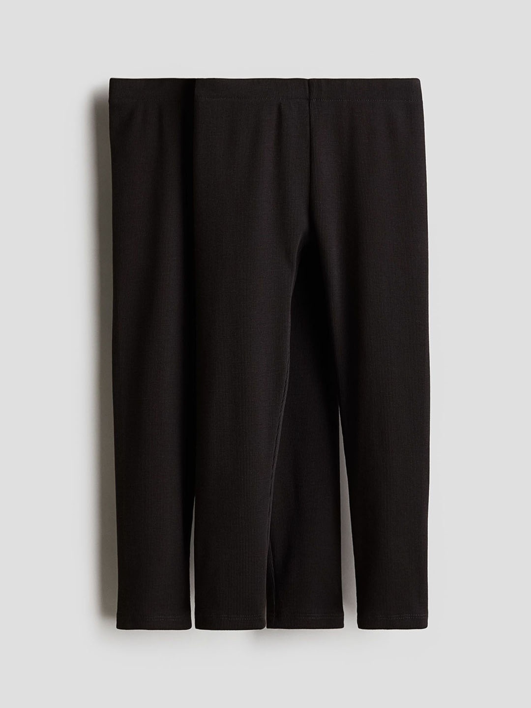 

H&M 2-Pack Pima Cotton Jersey Leggings, Black
