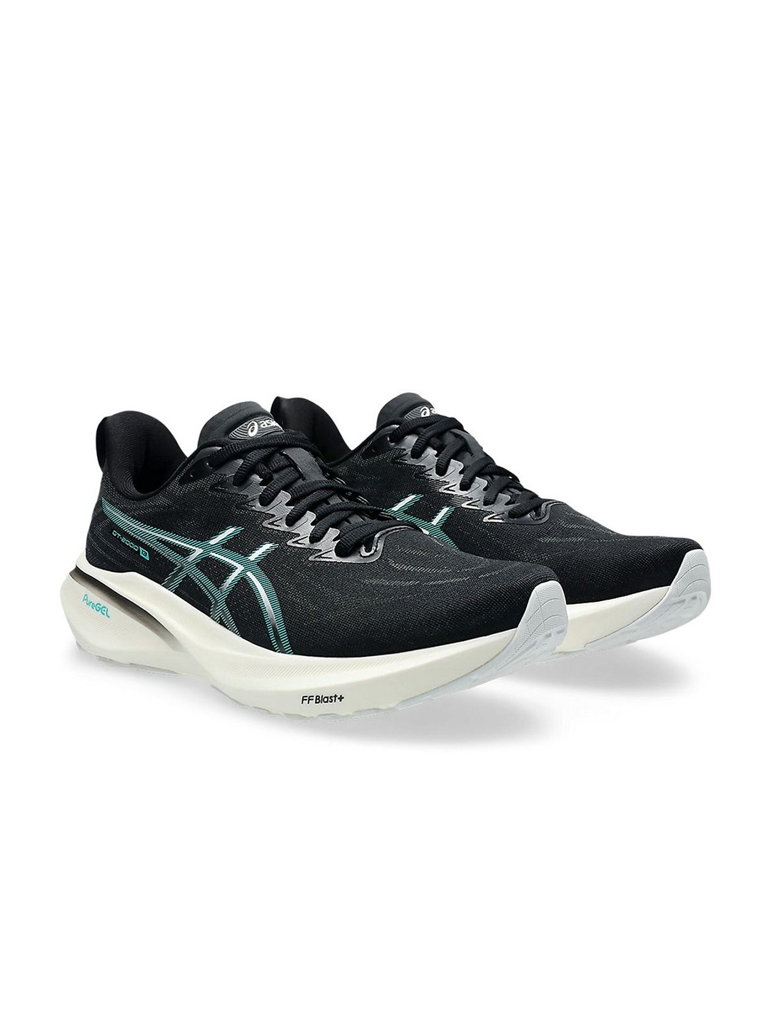 

ASICS Men GT-2000 13 Textured Running Lace-Ups Sport Shoes, Black