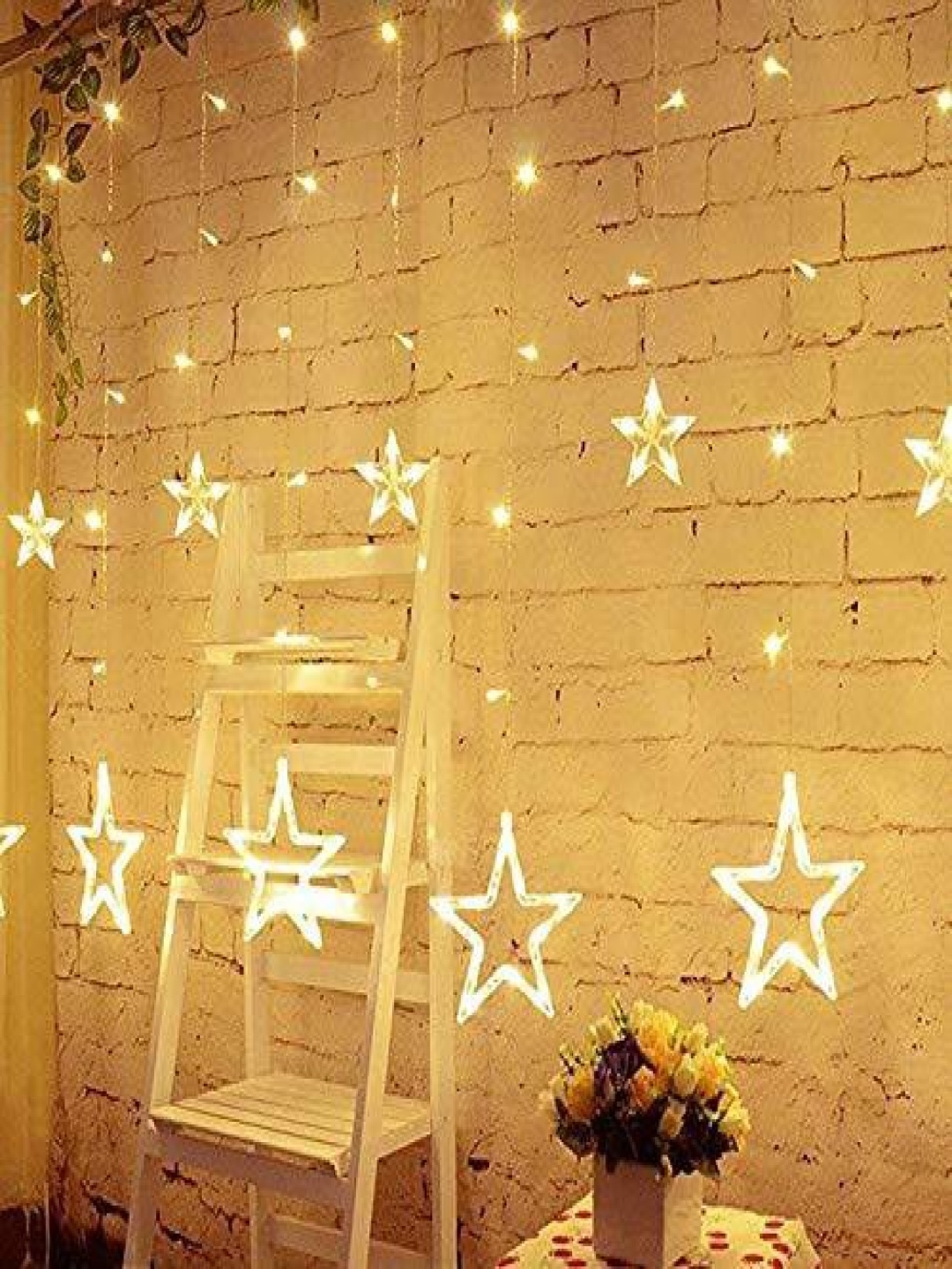 

SPARK WORLD Yellow Star-Shaped String Lights