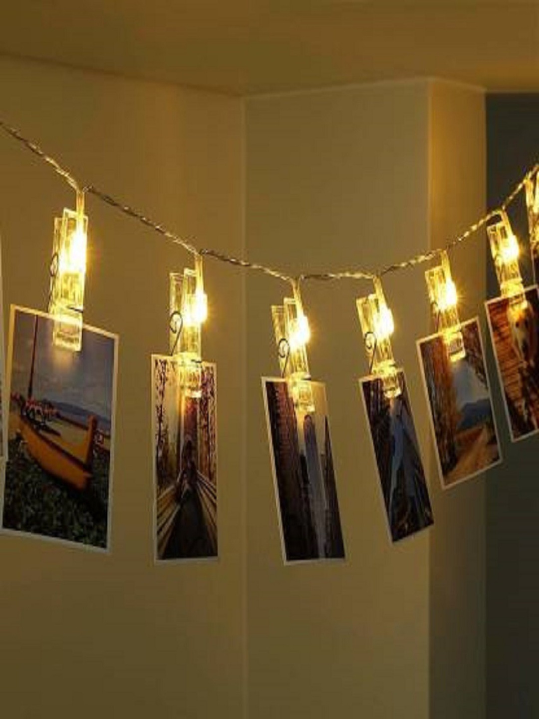

SPARK WORLD Yellow Photo Clip LED String Light