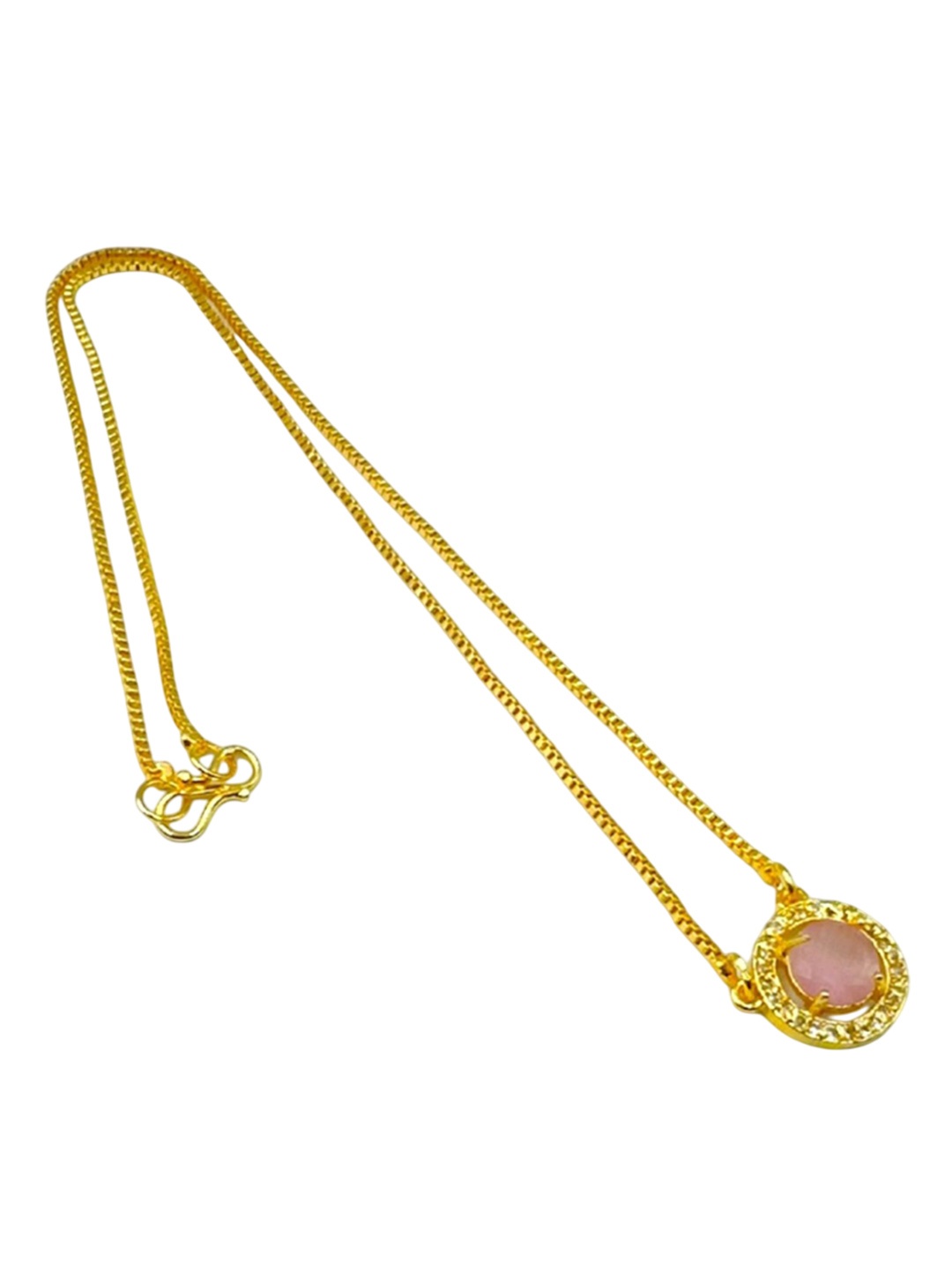 

AKLINA Gold-Plated CZ Stone -Studded Chain