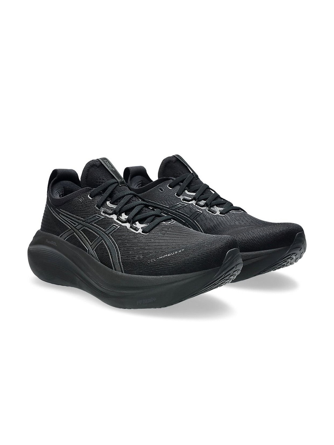 

ASICS Gel-Nimbus 27 Textured Sports Shoes, Black