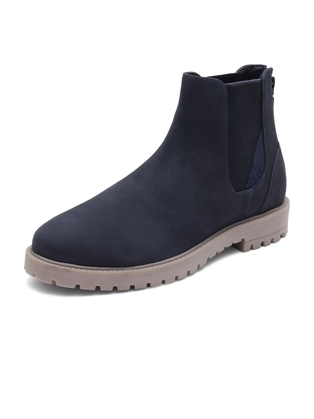 

RARE RABBIT Men Chelsea Boots, Navy blue
