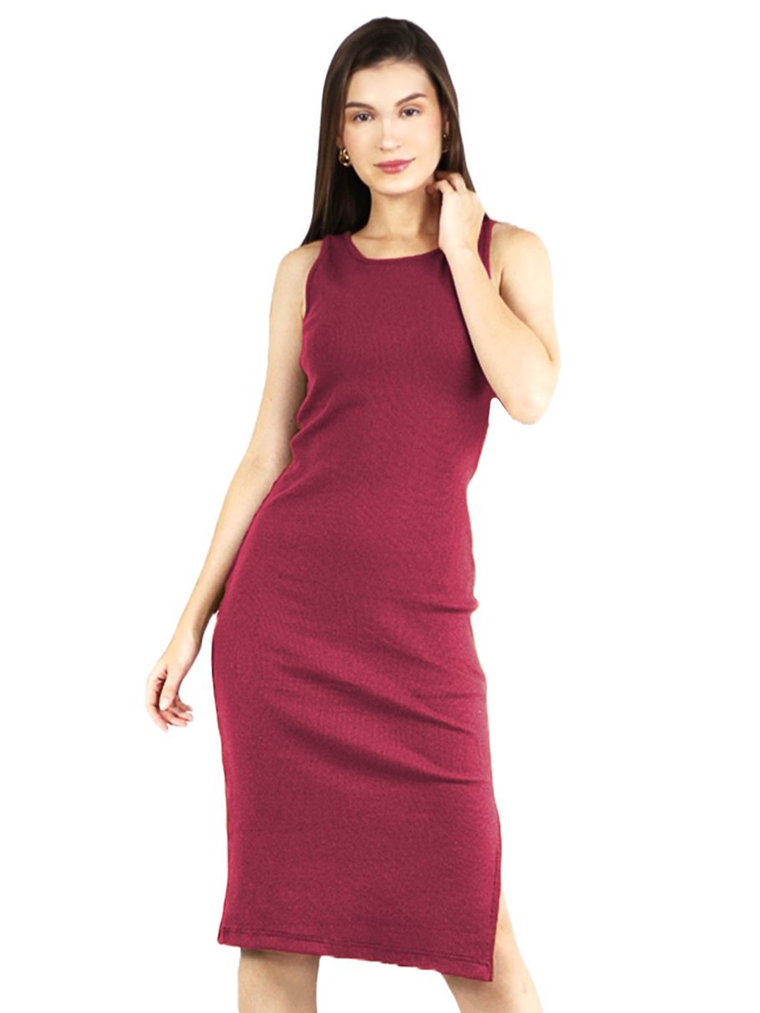 

ARTYSKA Bodycon Dress, Maroon