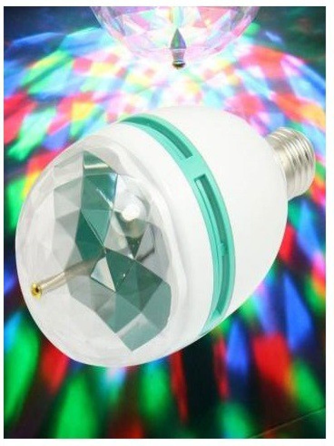 

SPARK WORLD White & Green Disco Bulb Lights