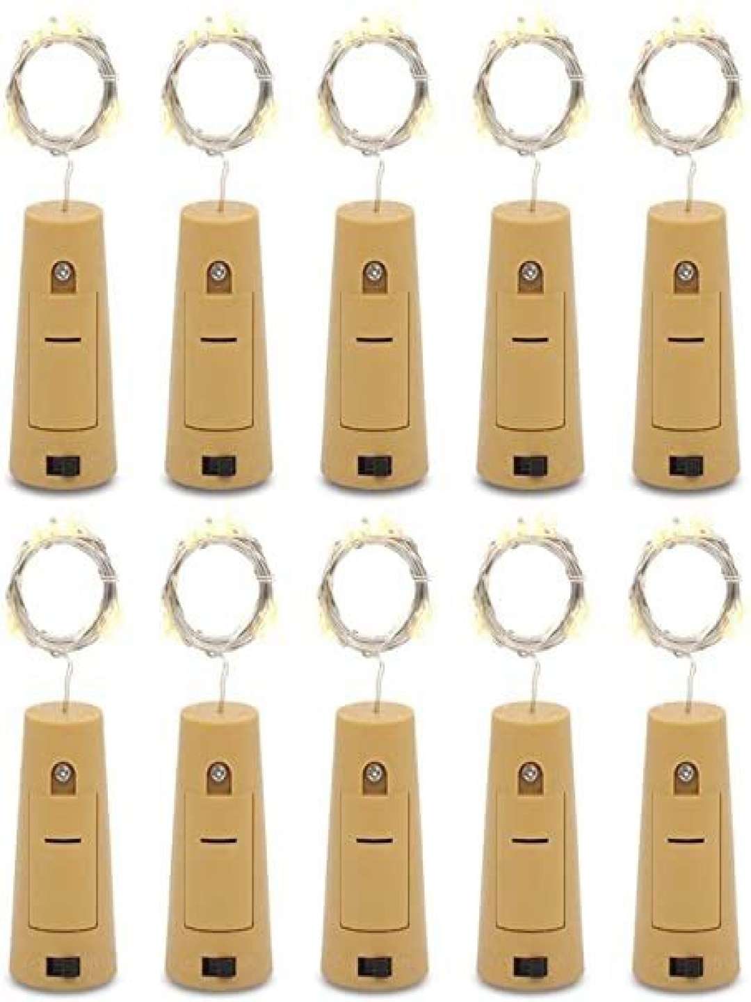 

SPARK WORLD Yellow 10-pcs LED Cork Lights