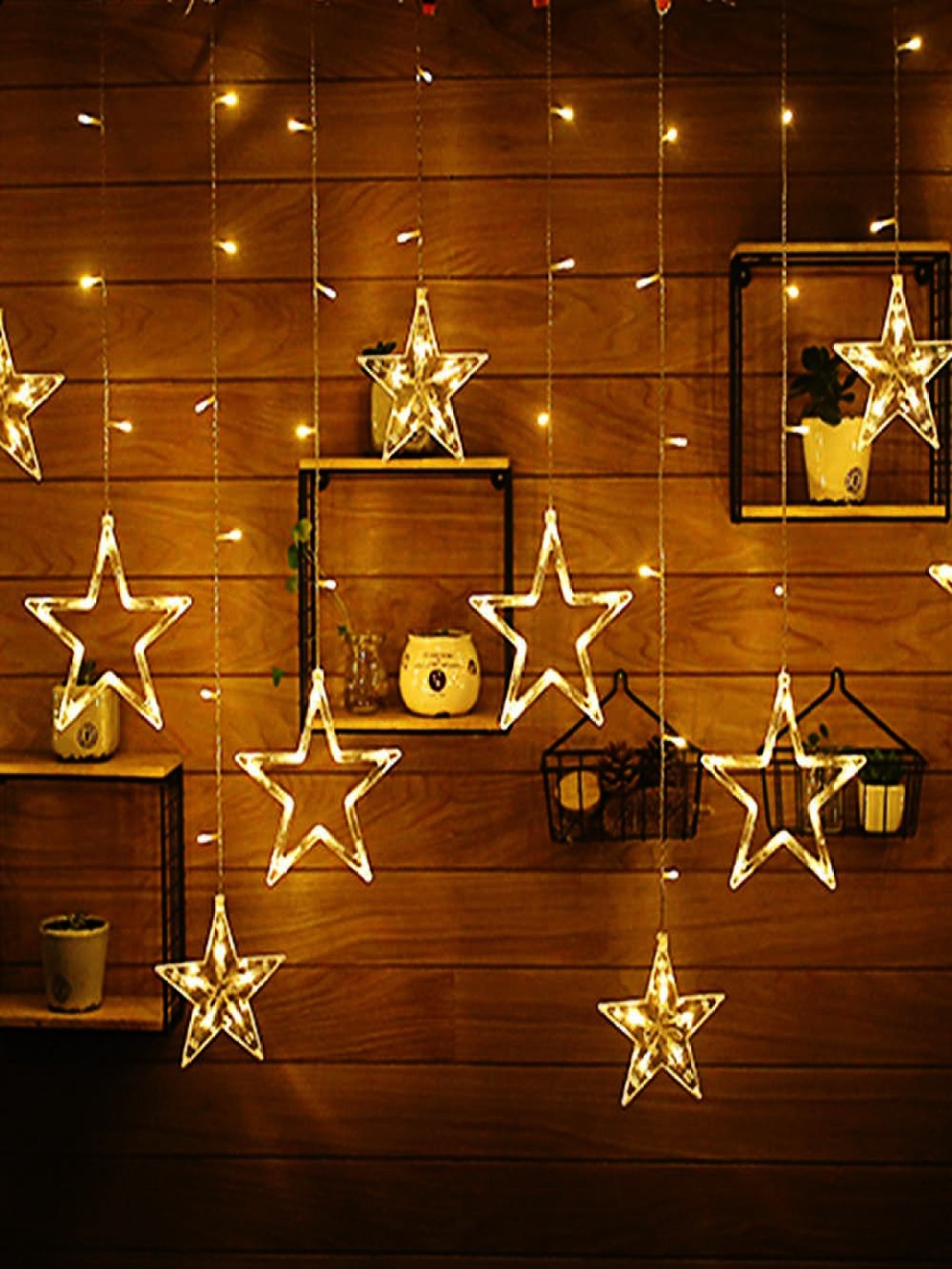 

ENORMITY Yellow Star Shape String Lights