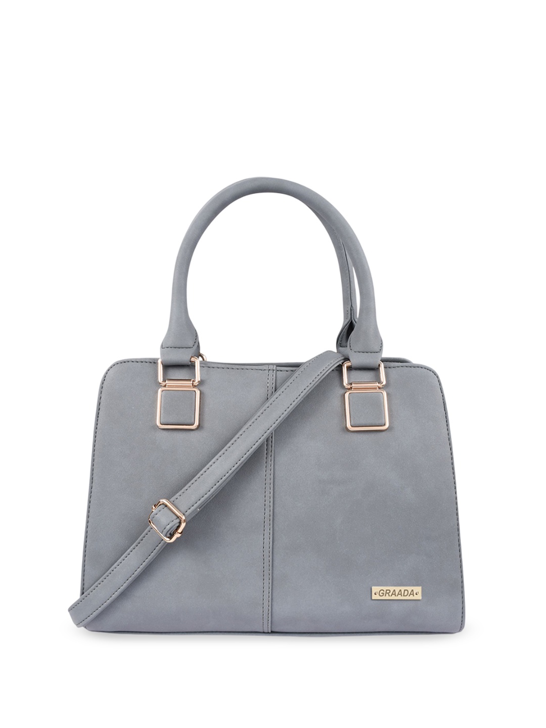 

GRAADA Structured Satchel, Grey