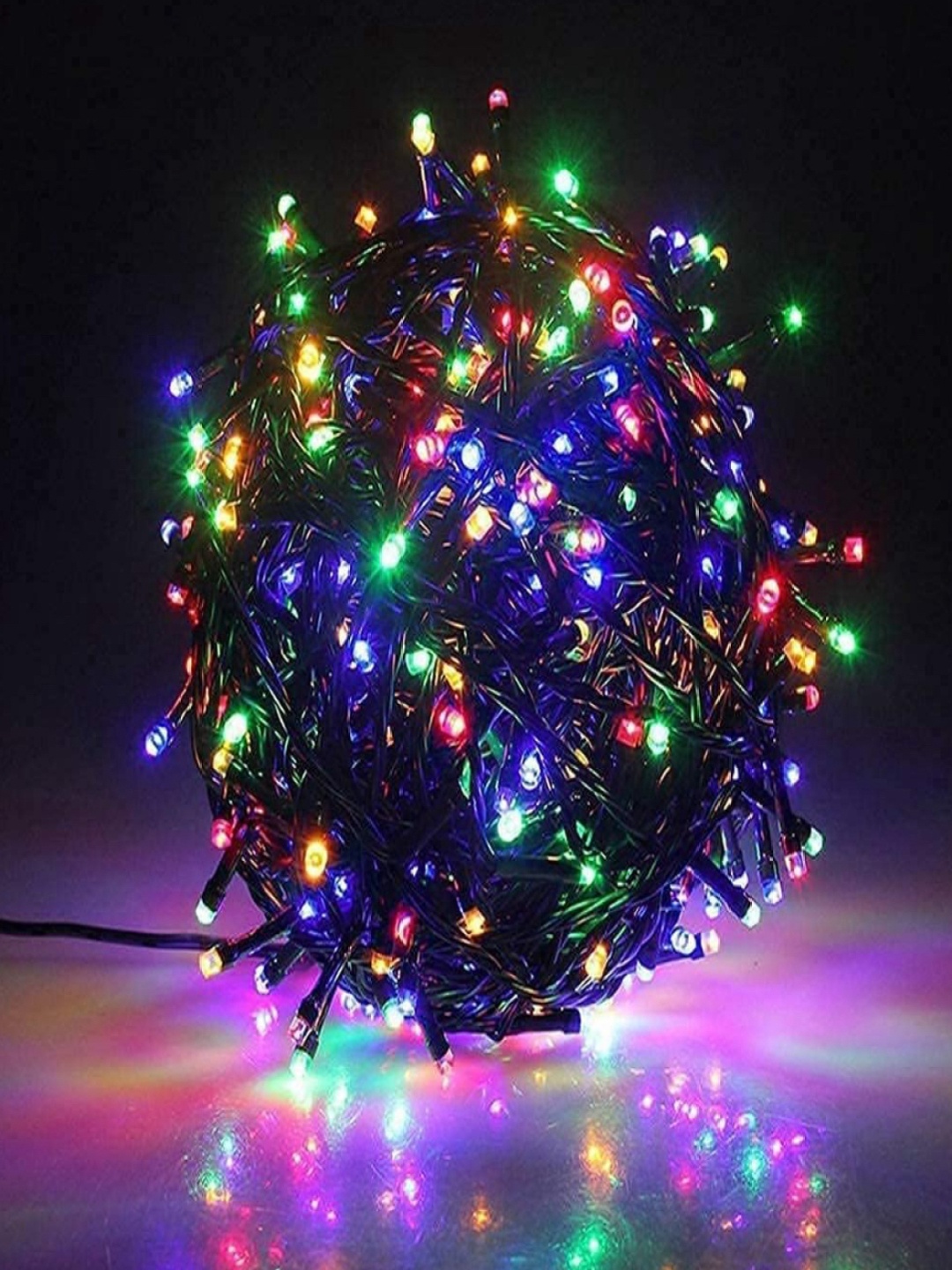 

SPARK WORLD Green & Blue Rice Shape LED Fairy String Lights