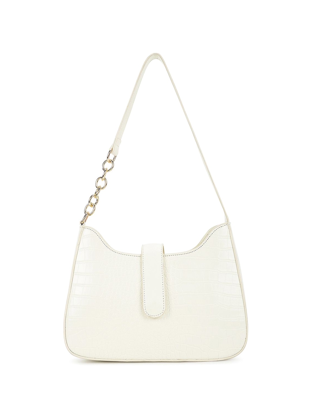 

Fastrack PU Half Moon Shoulder Bag, White