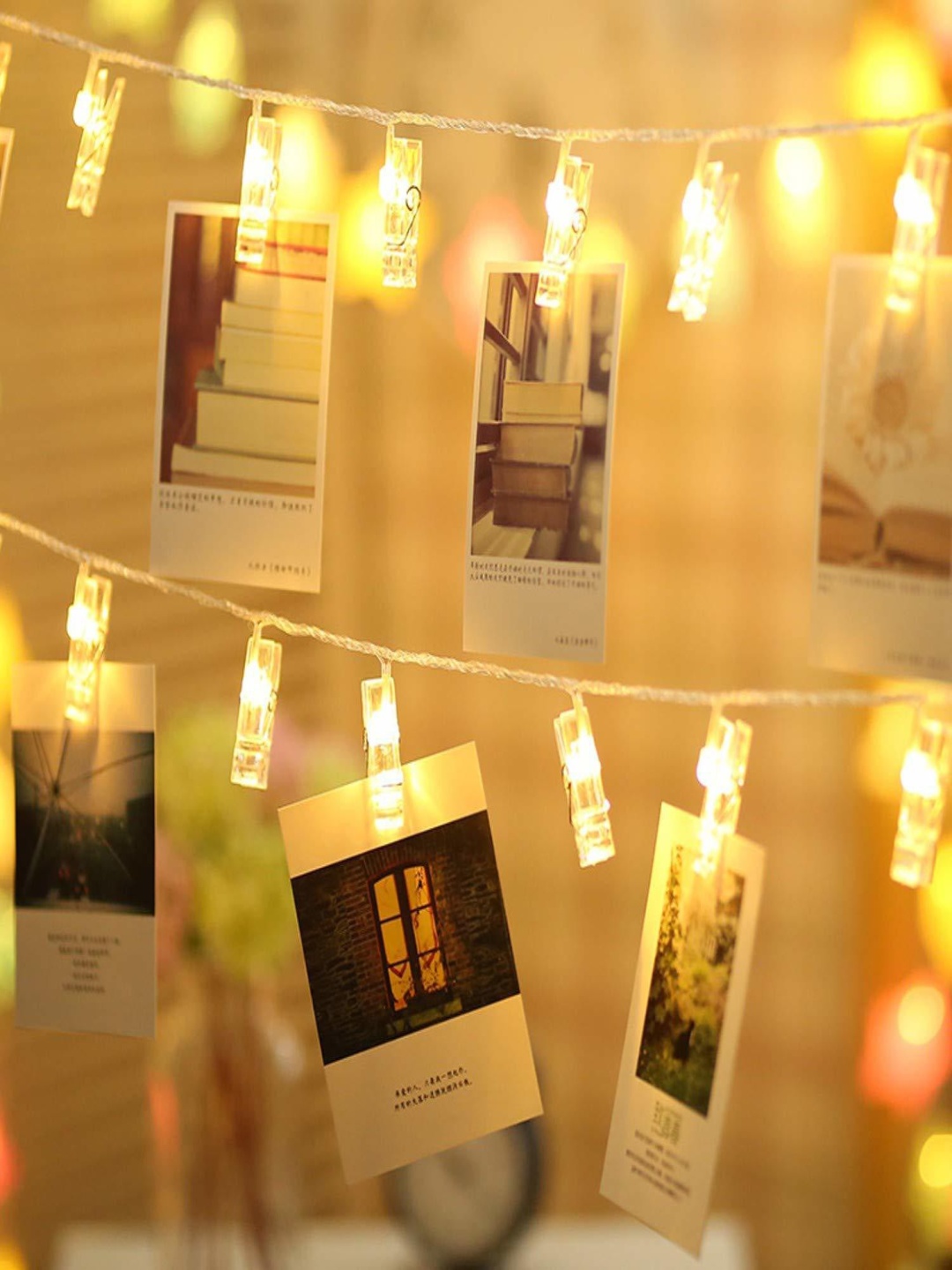

SPARK WORLD Yellow Photo-Clip String Lights