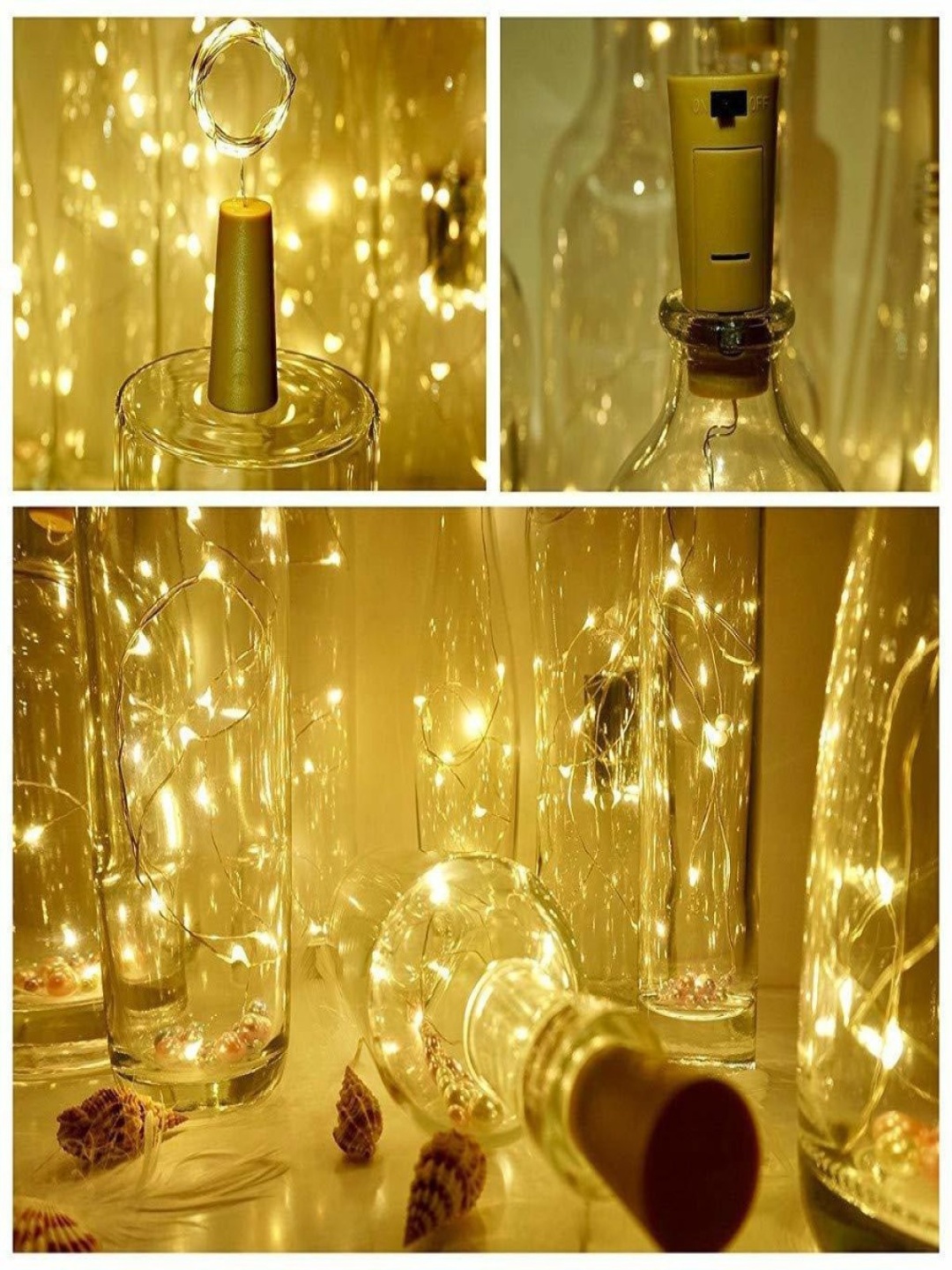 

SPARK WORLD Yellow Rice Shaped String Lights