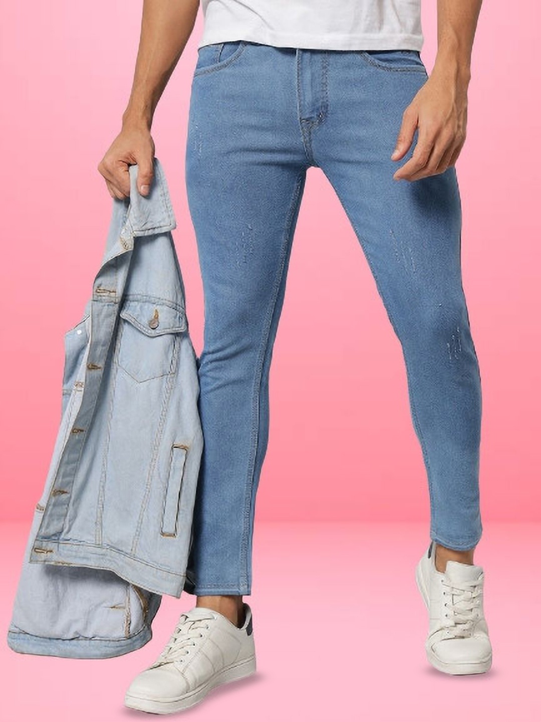 

Podge Men Slim Fit Heavy Fade Jeans, Blue