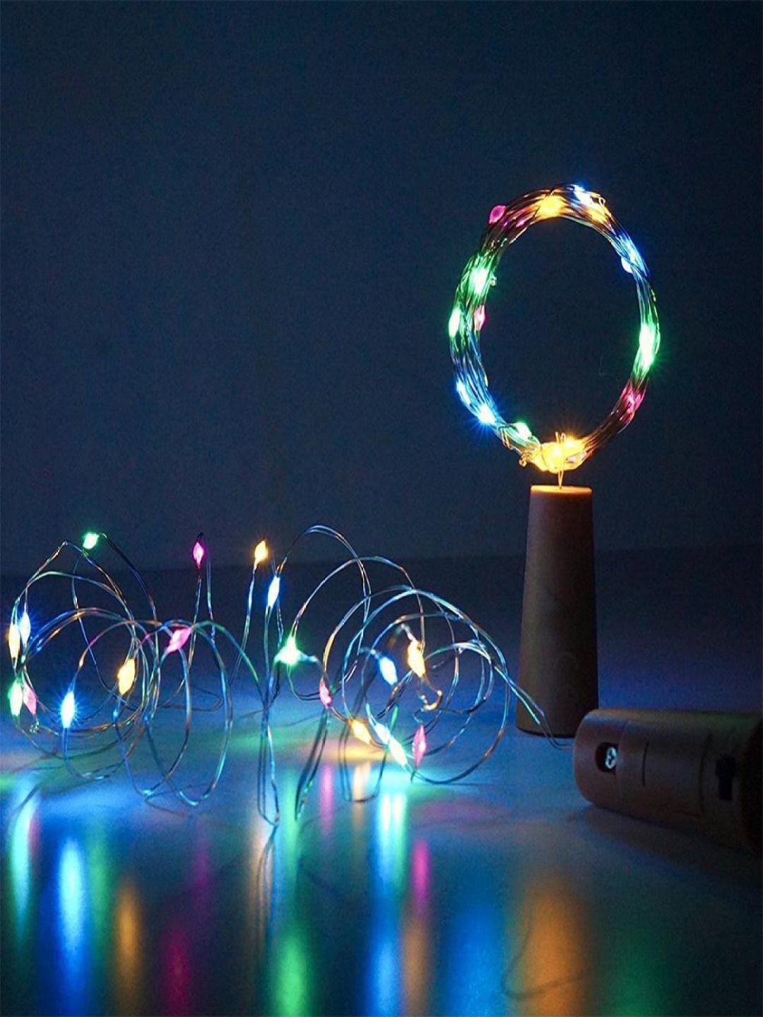 

SPARK WORLD Blue Rice Shape String Lights