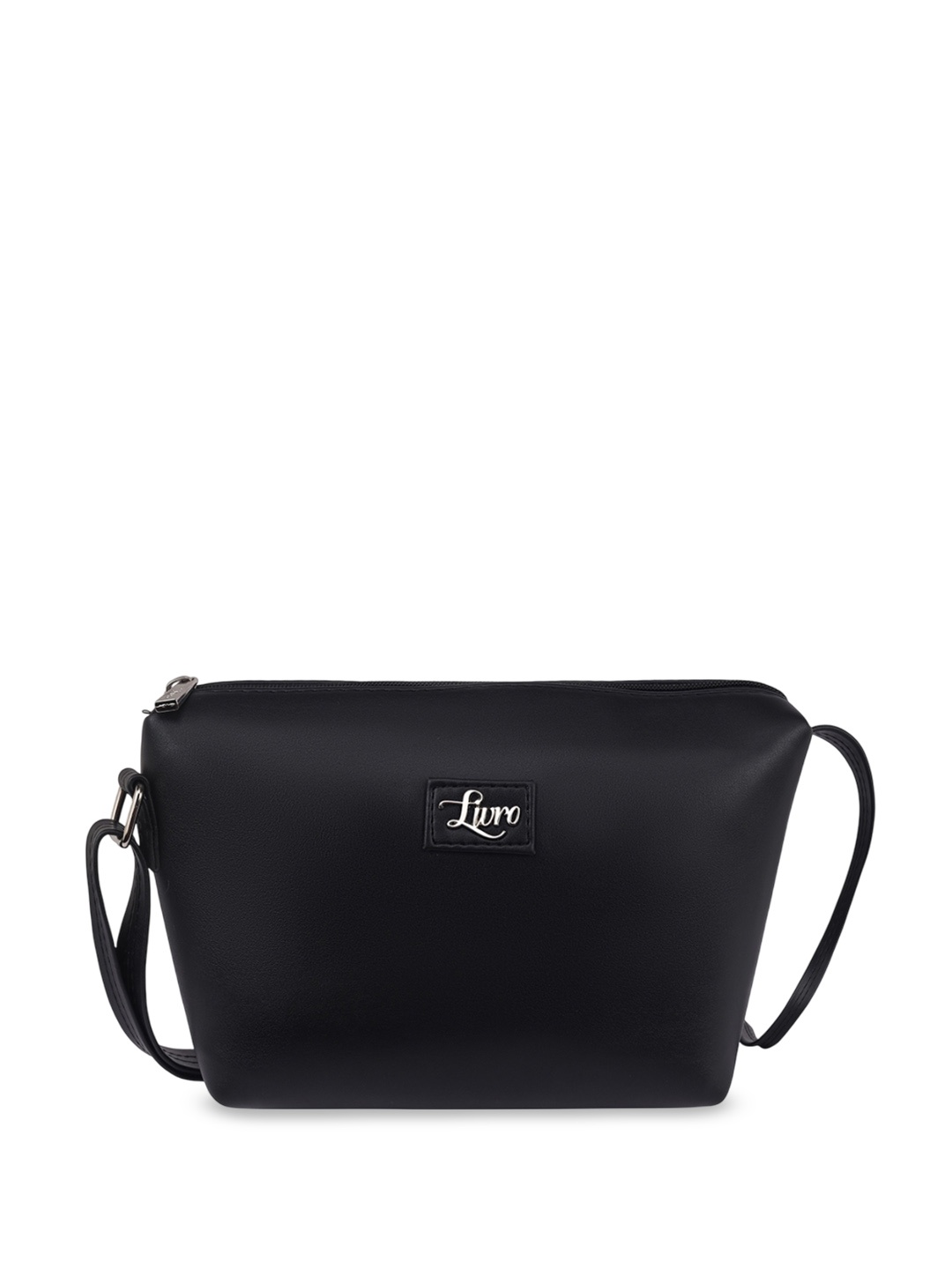 

LIVRO Floral Structured Sling Bag, Black