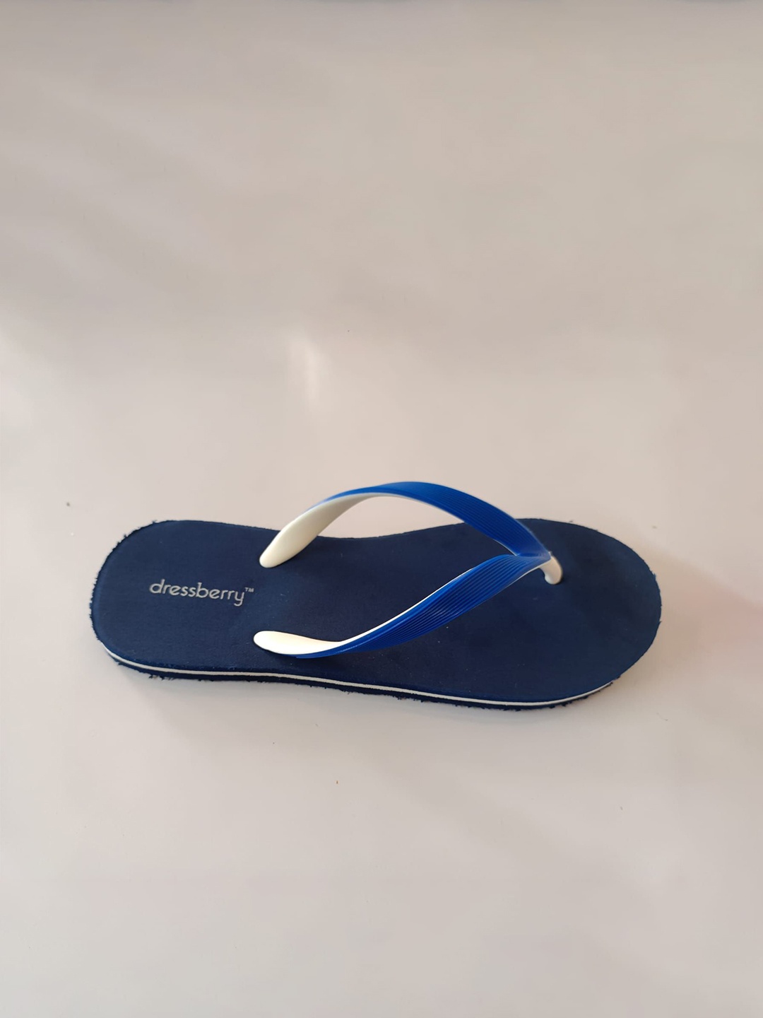 

DressBerry Women Rubber Thong Flip-Flops, Navy blue