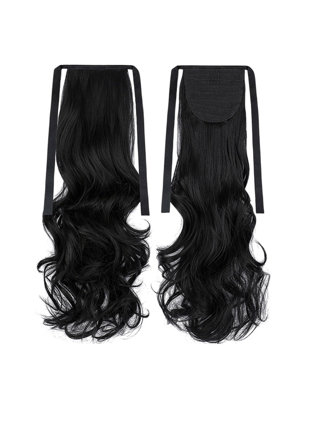 

D-Divine Clip In Wavy Ponytail Hair Extension- Black- 24 Inch